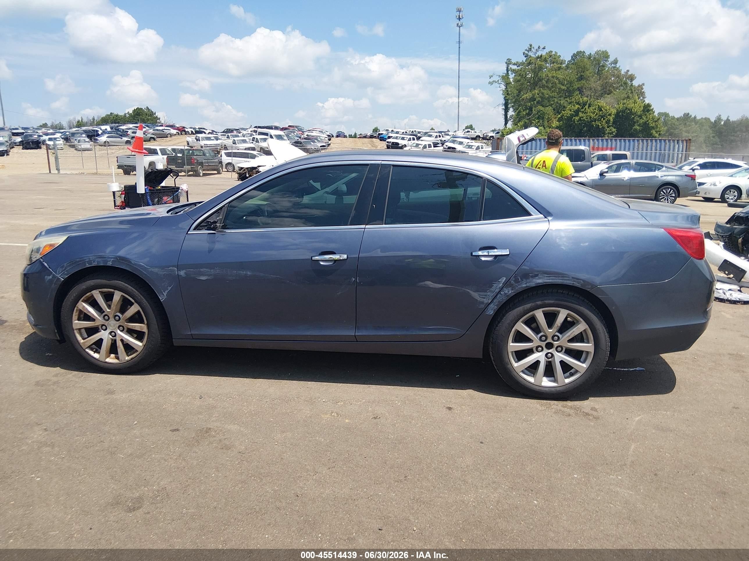2013 Chevrolet Malibu 1lz Синий vin: 1G11H5SA4DF290318