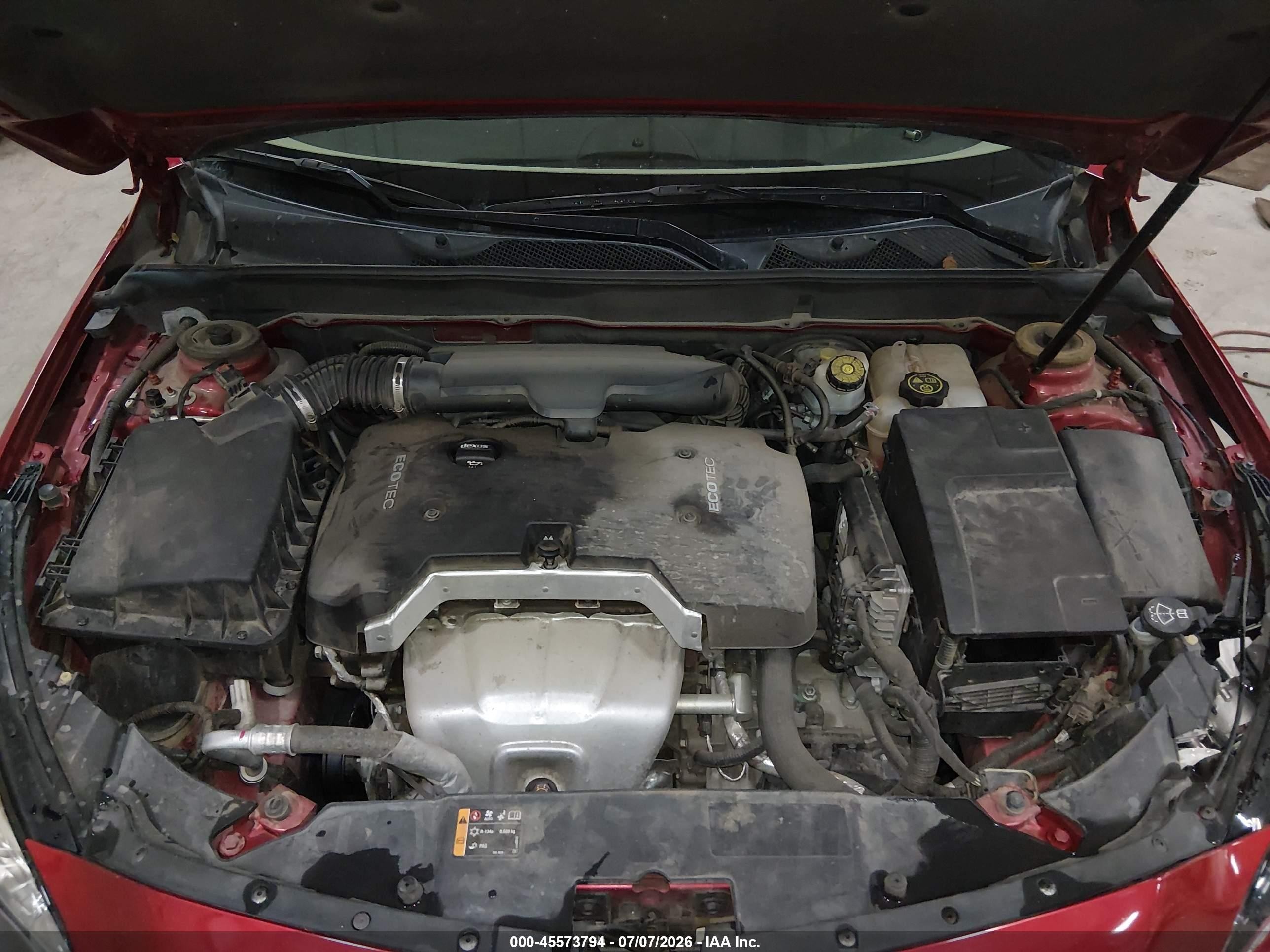 2013 Chevrolet Malibu 1lz Red vin: 1G11H5SA4DF327979