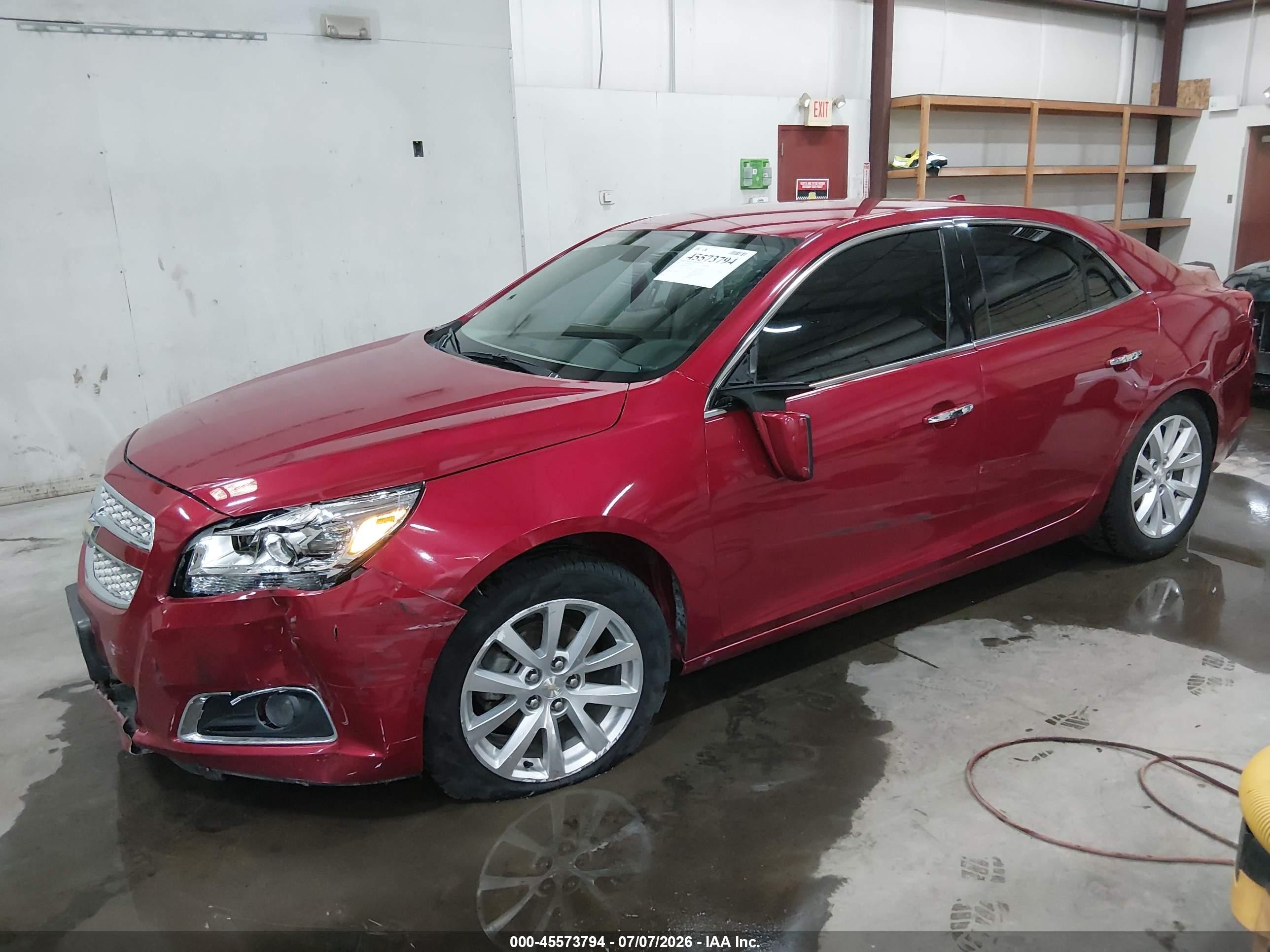 2013 Chevrolet Malibu 1lz Red vin: 1G11H5SA4DF327979