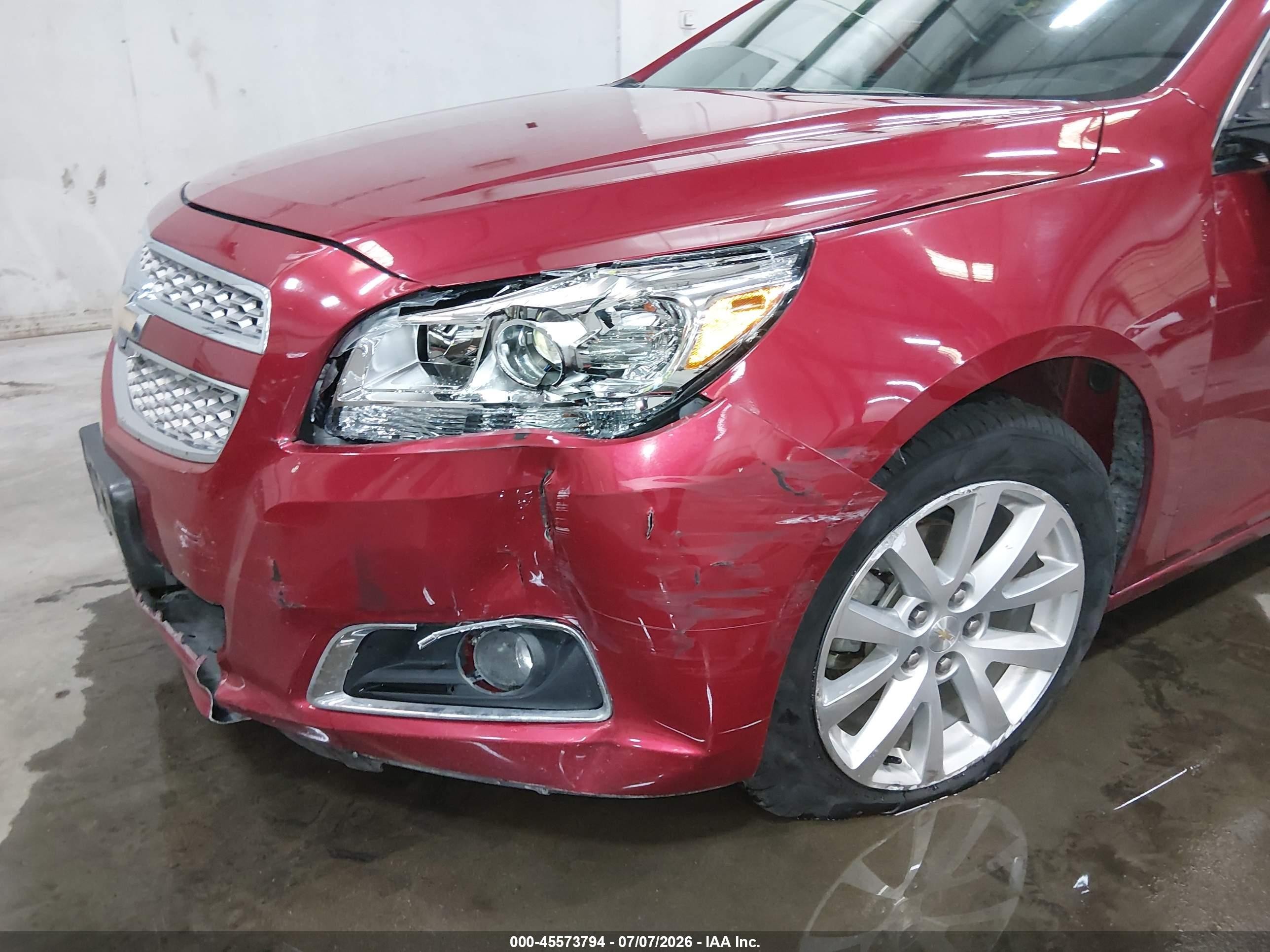 2013 Chevrolet Malibu 1lz Red vin: 1G11H5SA4DF327979