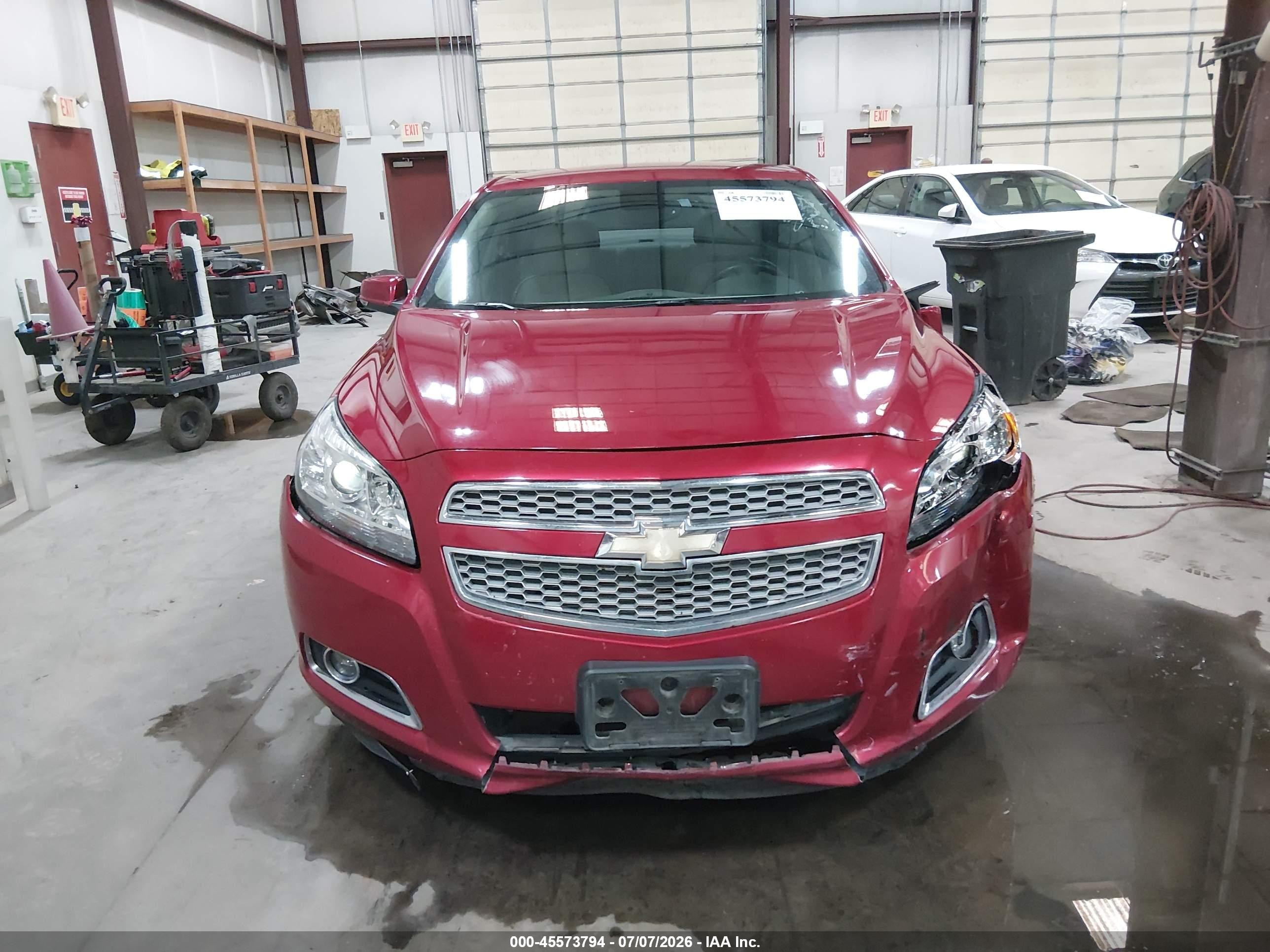 2013 Chevrolet Malibu 1lz Red vin: 1G11H5SA4DF327979