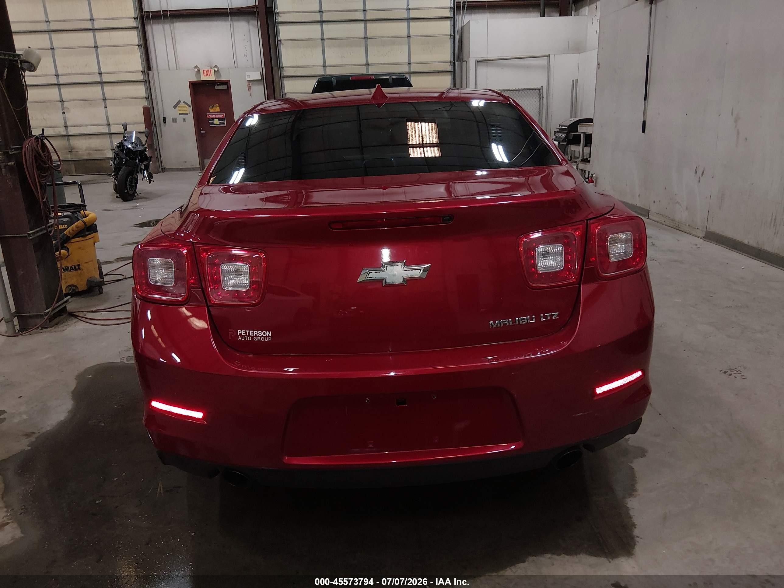 2013 Chevrolet Malibu 1lz Red vin: 1G11H5SA4DF327979