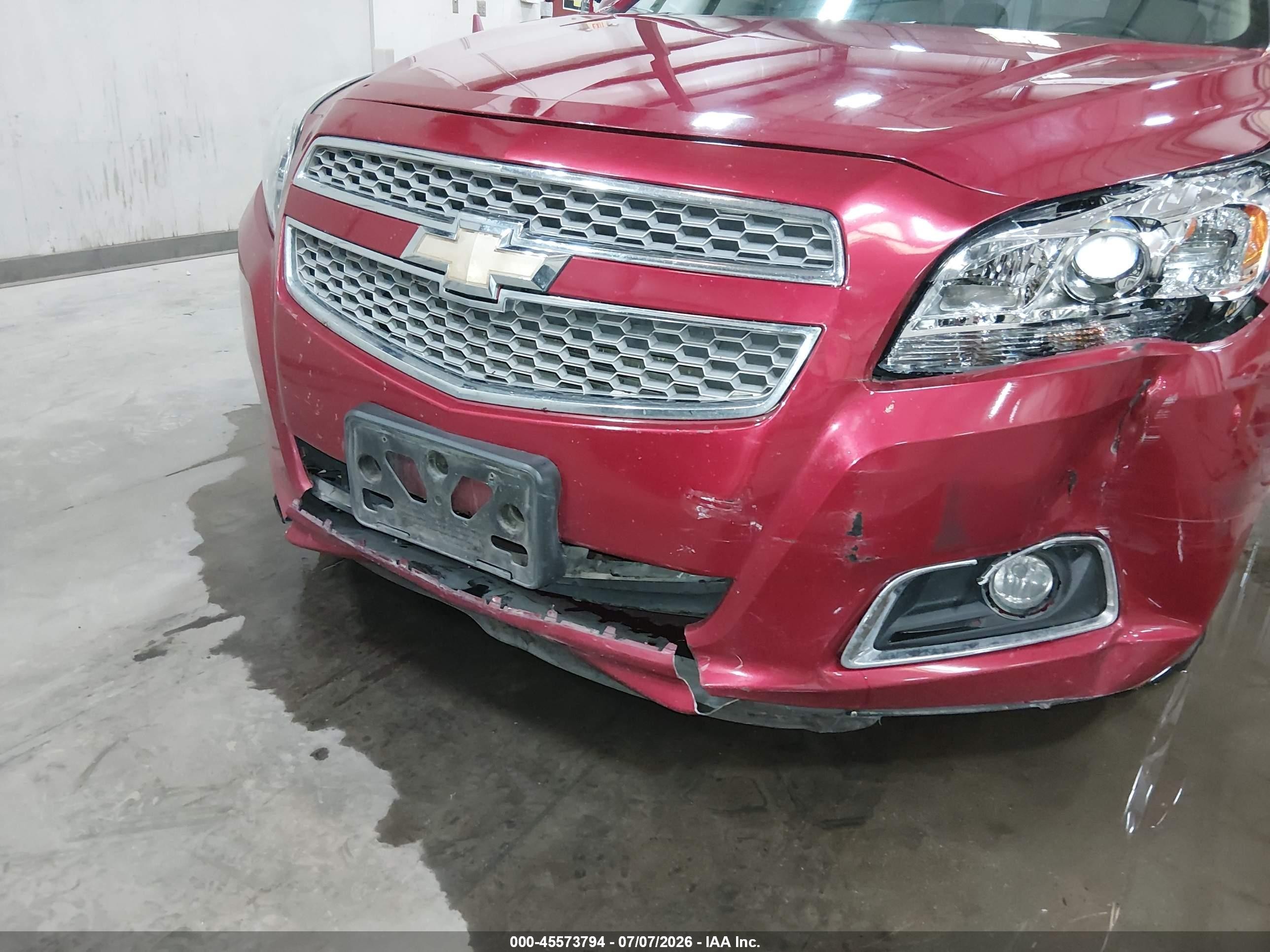 2013 Chevrolet Malibu 1lz Red vin: 1G11H5SA4DF327979
