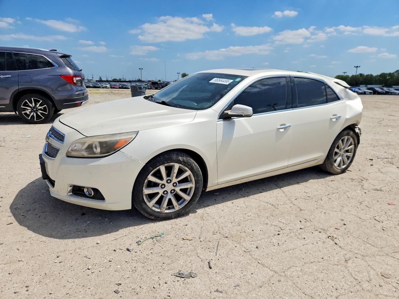 2013 Chevrolet Malibu Ltz White vin: 1G11H5SA5DF153243