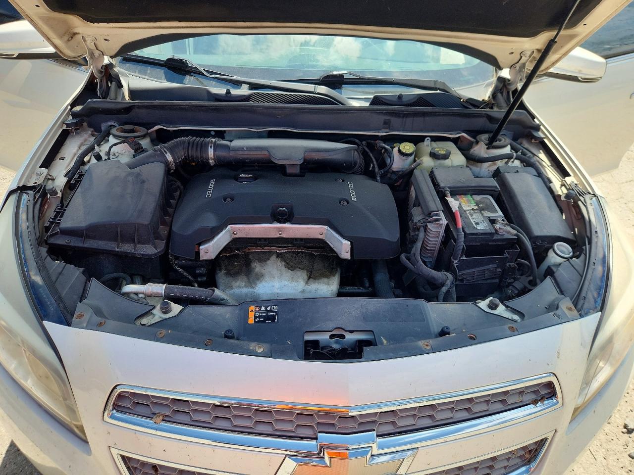 2013 Chevrolet Malibu Ltz White vin: 1G11H5SA5DF153243