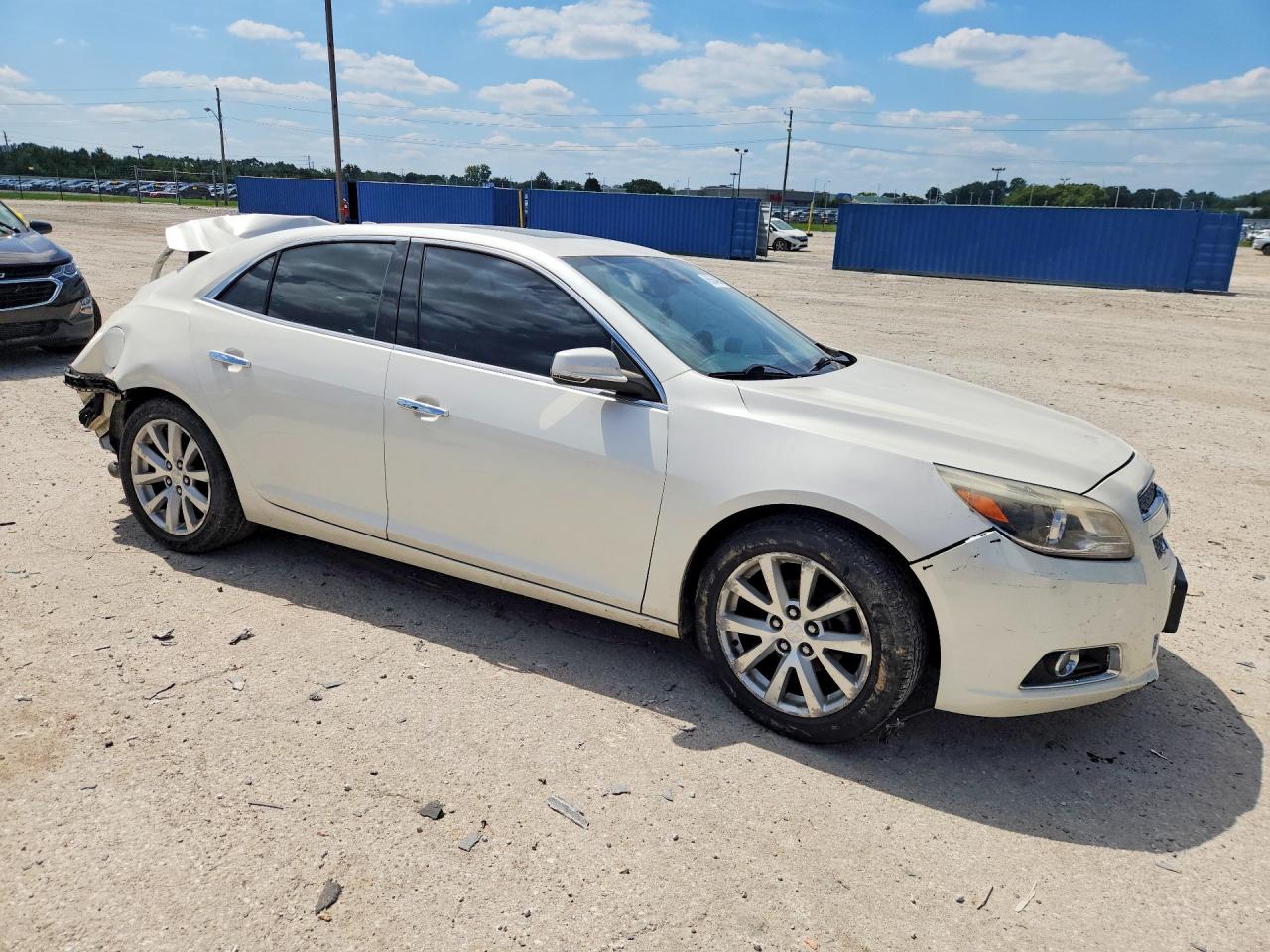 2013 Chevrolet Malibu Ltz White vin: 1G11H5SA5DF153243