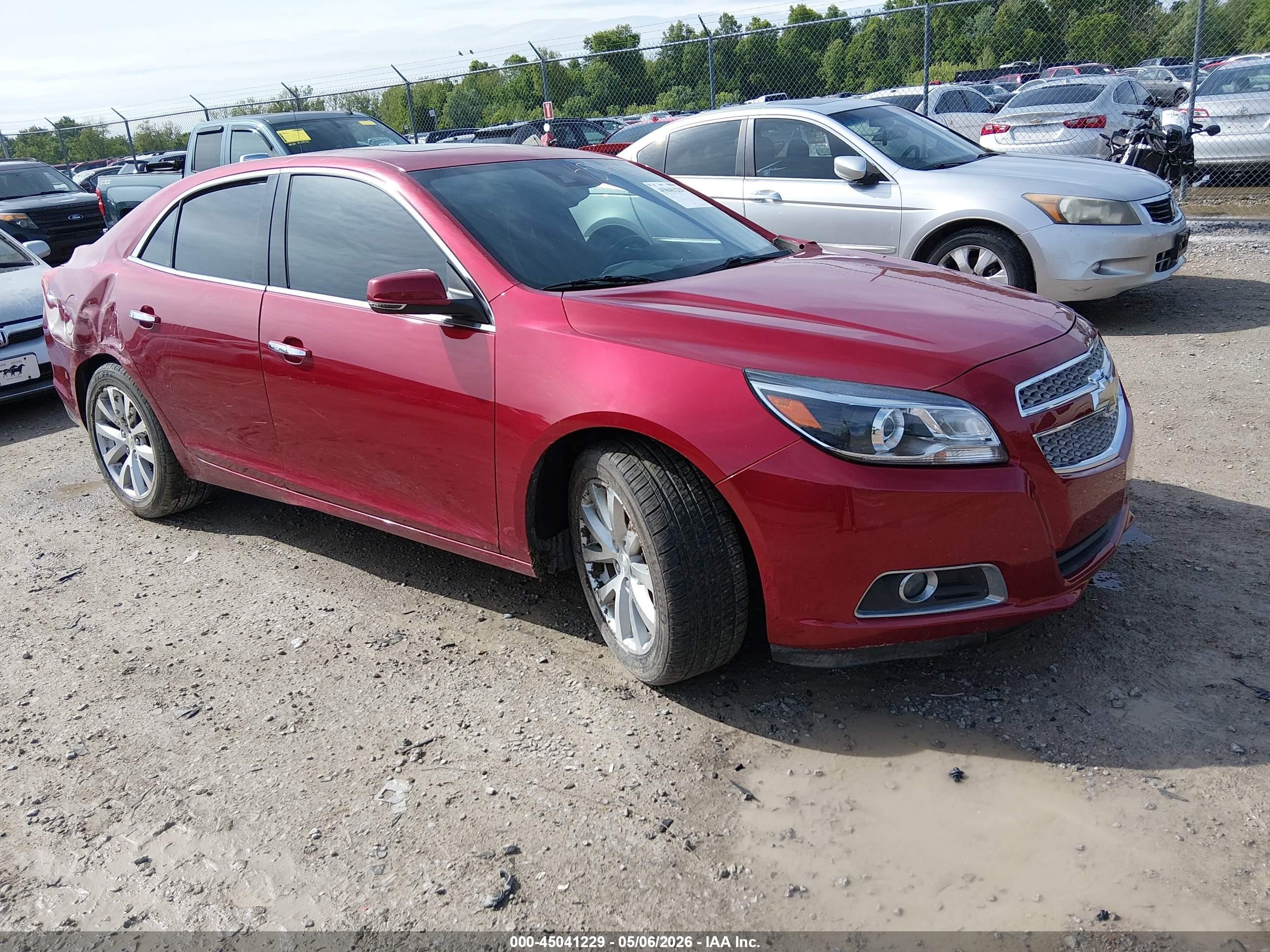 2013 Chevrolet Malibu 1lz Red vin: 1G11H5SA5DF169751