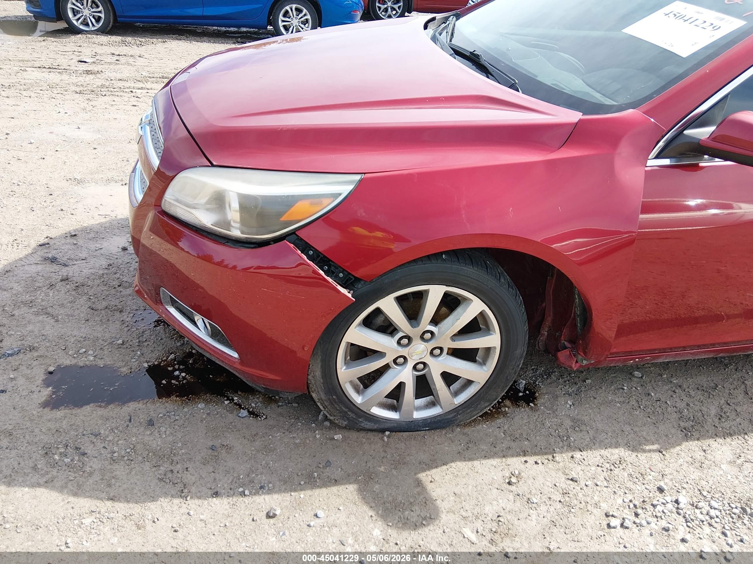 2013 Chevrolet Malibu 1lz Red vin: 1G11H5SA5DF169751