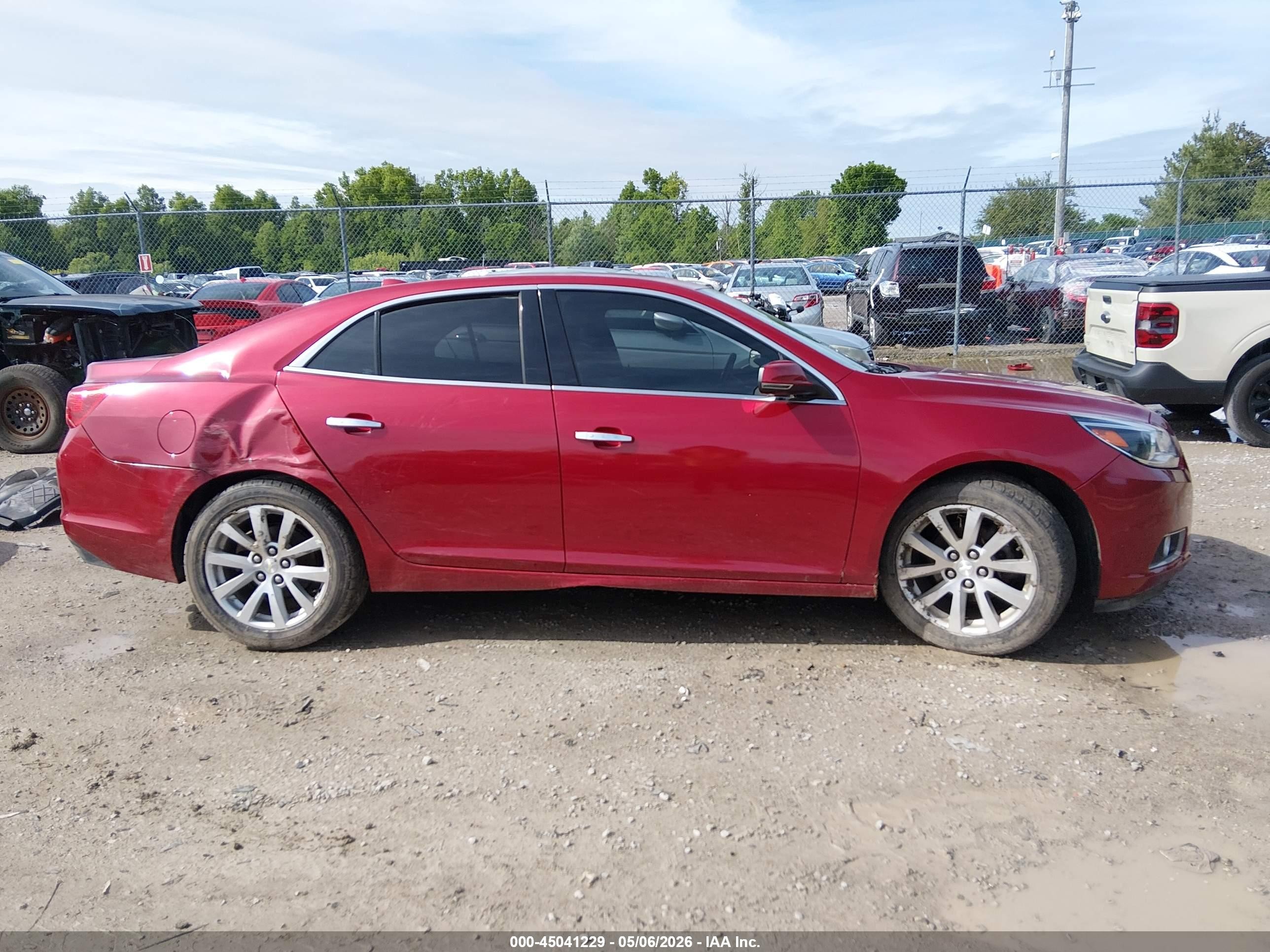 2013 Chevrolet Malibu 1lz Red vin: 1G11H5SA5DF169751