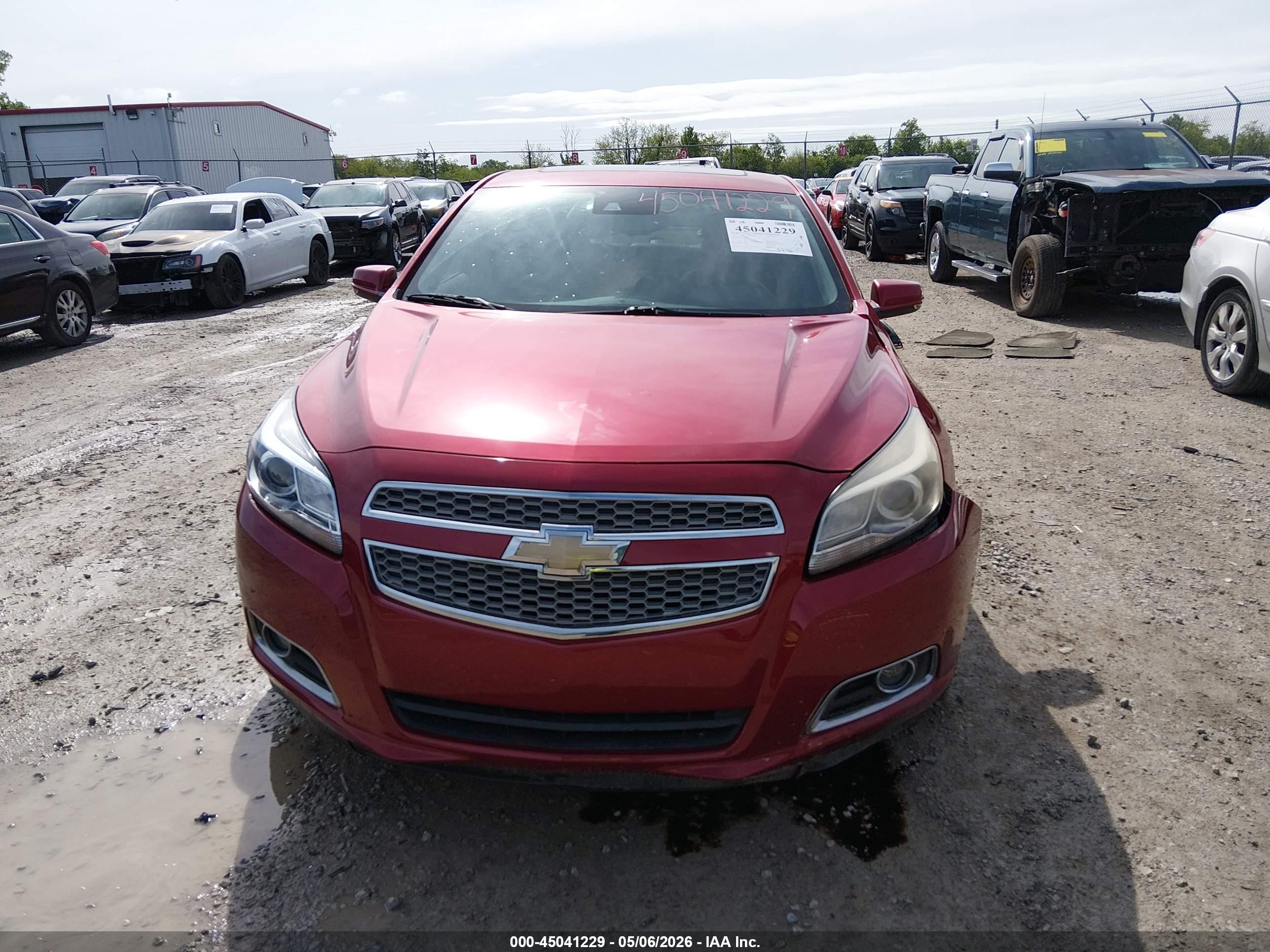 2013 Chevrolet Malibu 1lz Red vin: 1G11H5SA5DF169751