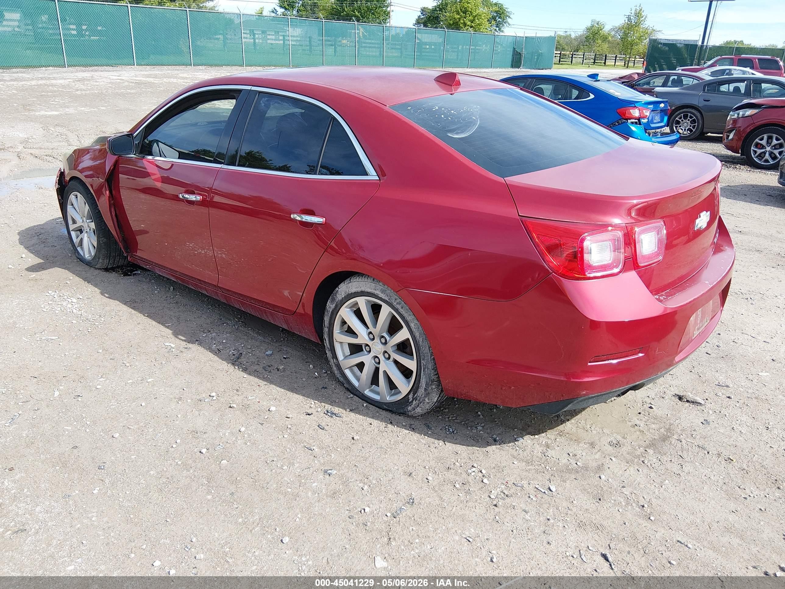 2013 Chevrolet Malibu 1lz Red vin: 1G11H5SA5DF169751