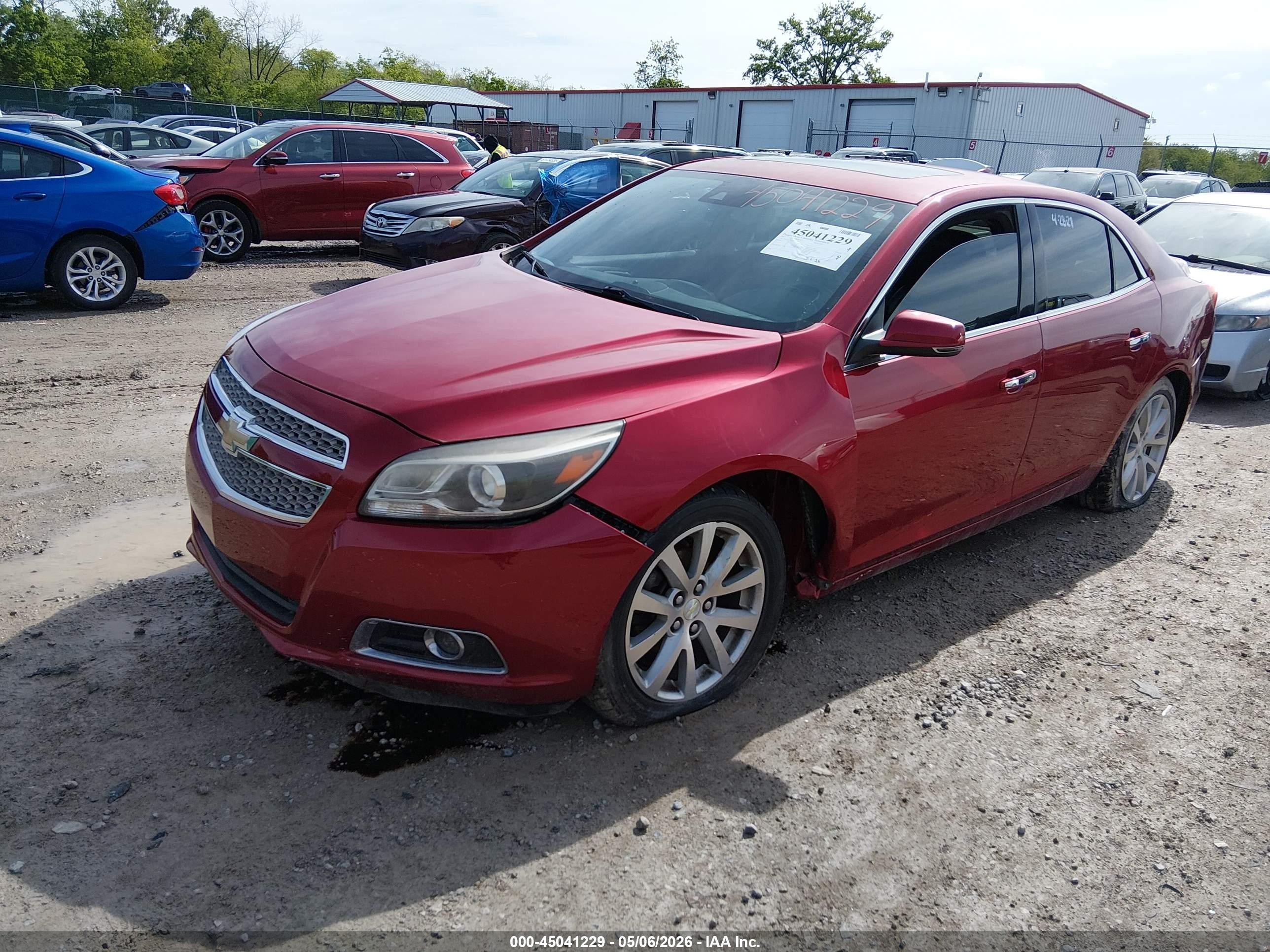 2013 Chevrolet Malibu 1lz Red vin: 1G11H5SA5DF169751