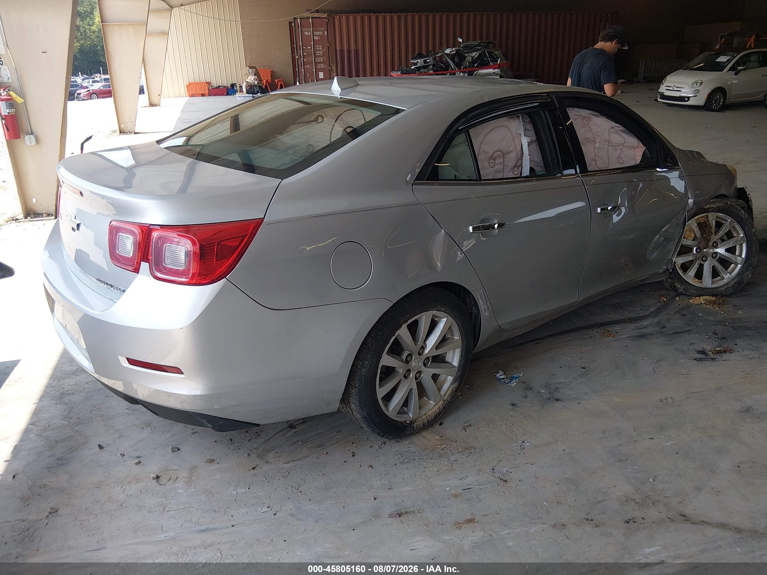 2013 Chevrolet Malibu 1lz Silver vin: 1G11H5SA5DF177011