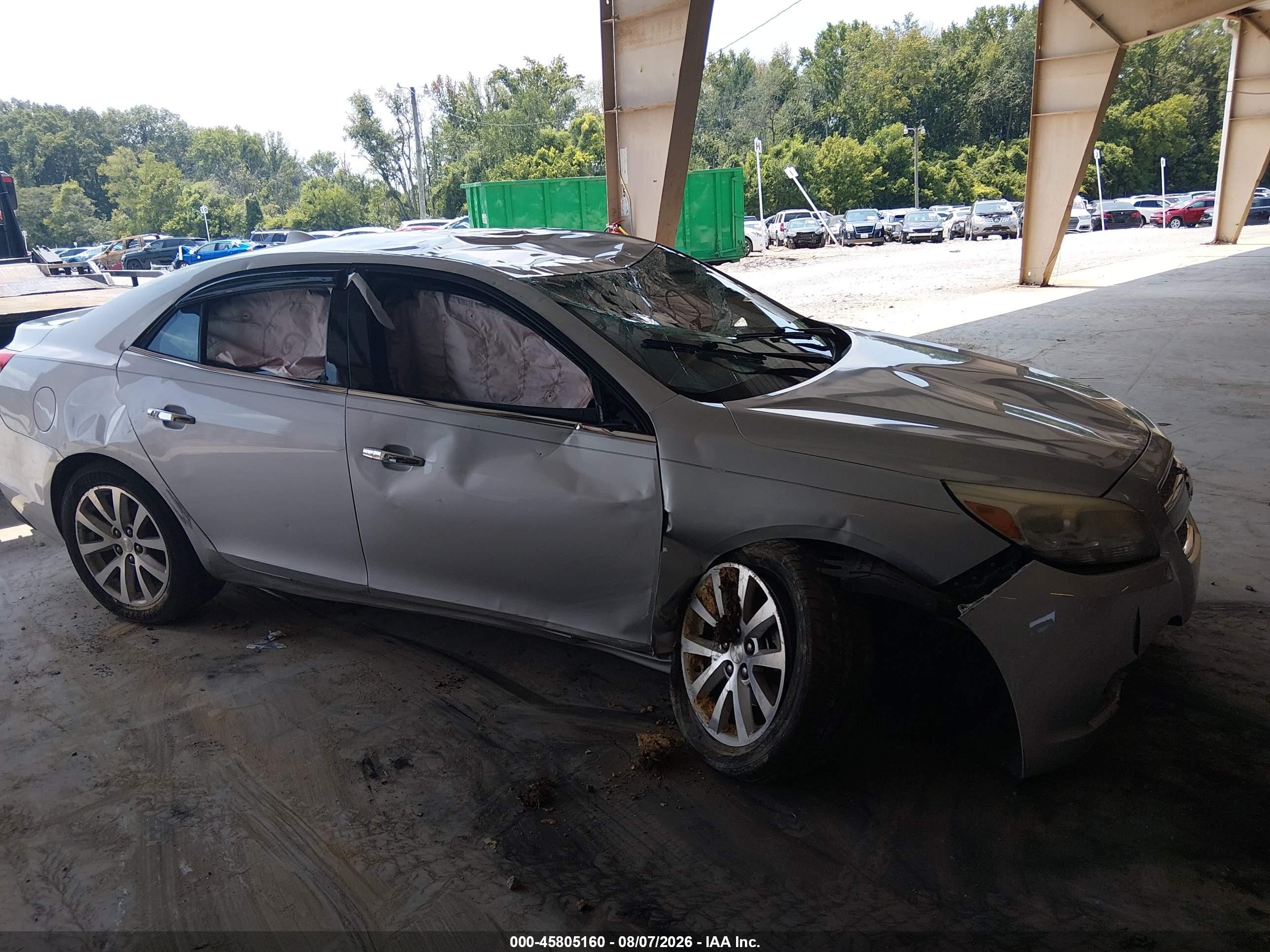 2013 Chevrolet Malibu 1lz Silver vin: 1G11H5SA5DF177011