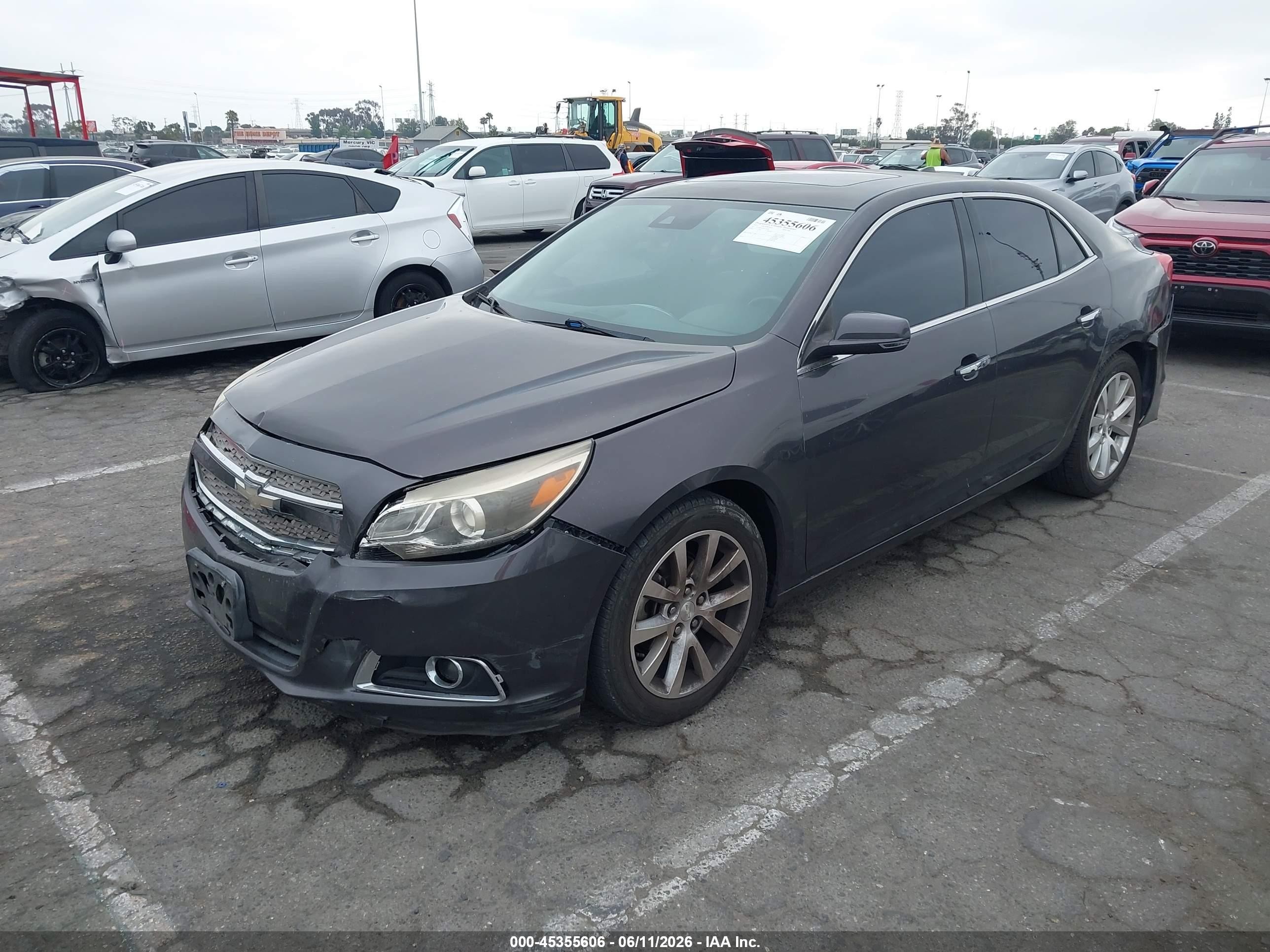 2013 Chevrolet Malibu 1lz Gray vin: 1G11H5SA5DF232010
