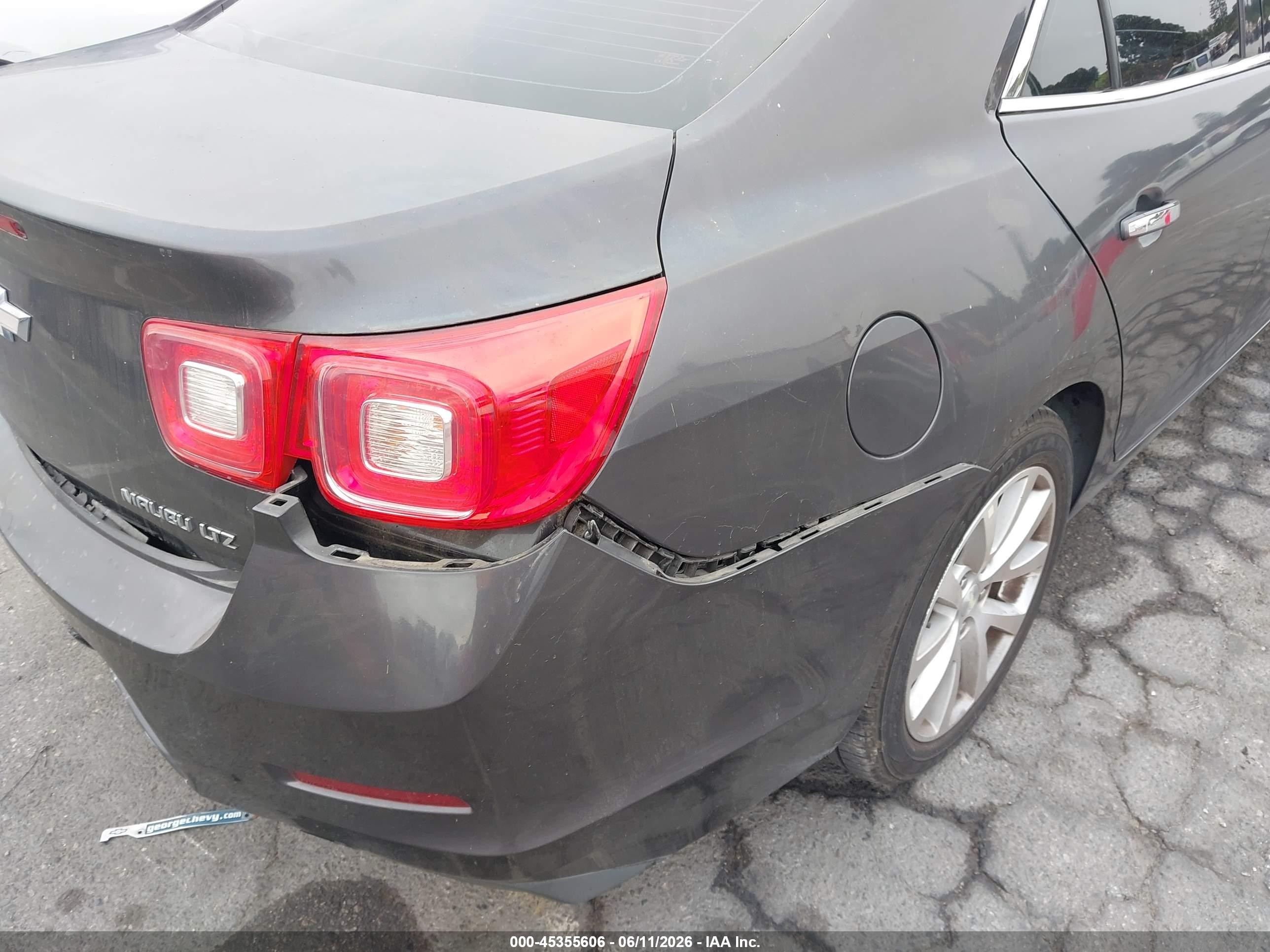 2013 Chevrolet Malibu 1lz Gray vin: 1G11H5SA5DF232010