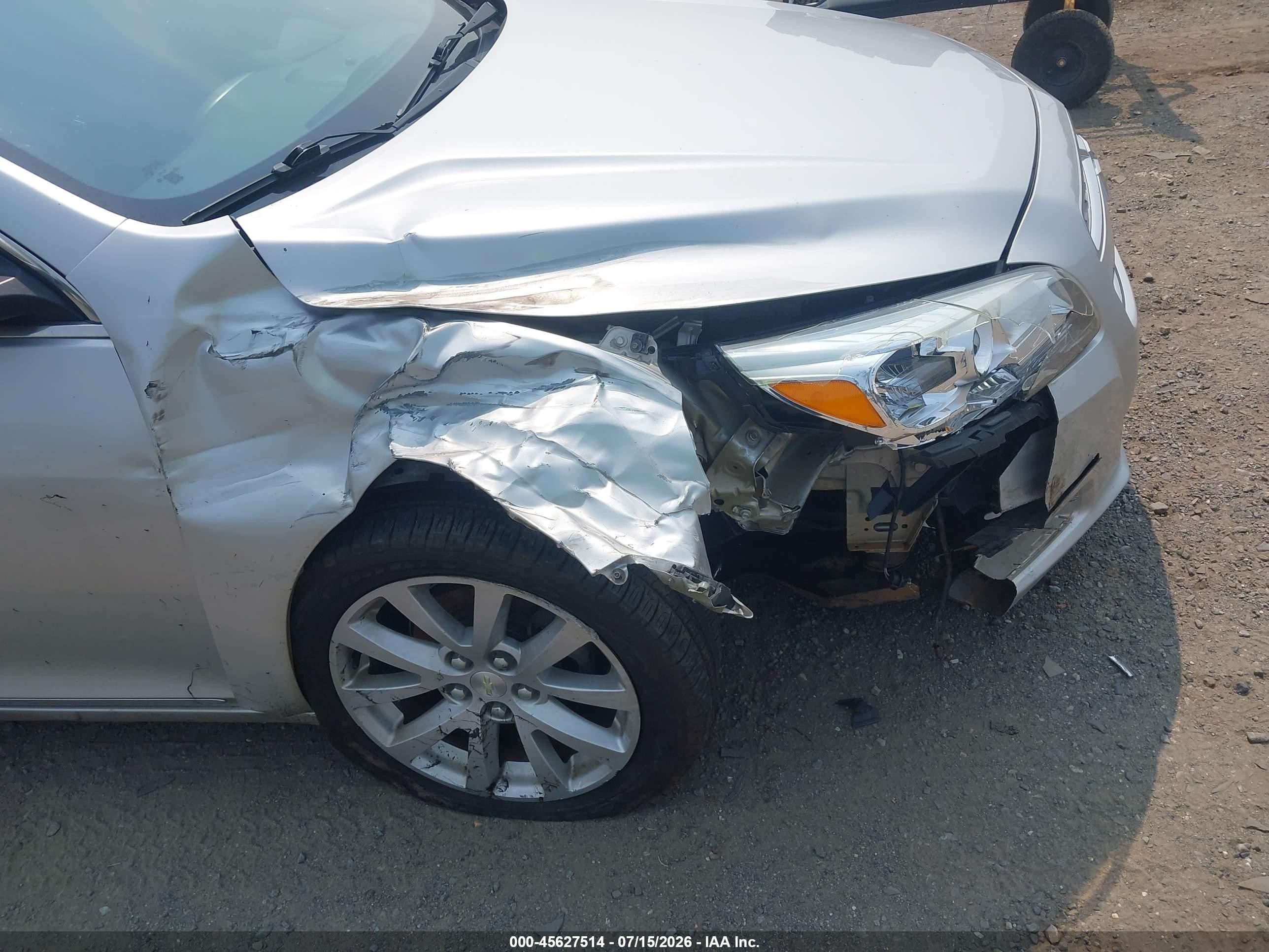 2013 Chevrolet Malibu 1lz Silver vin: 1G11H5SA5DF258123
