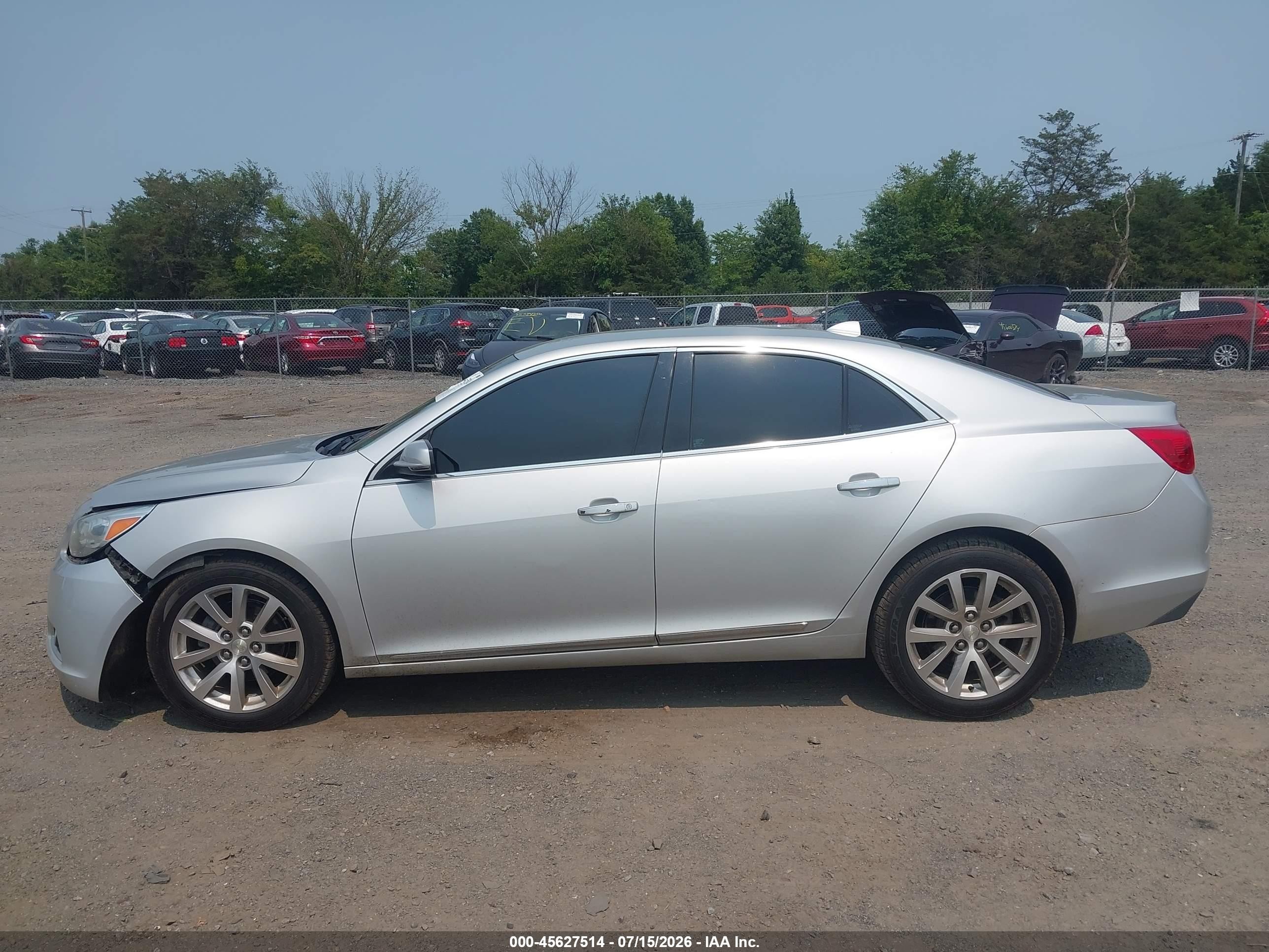 2013 Chevrolet Malibu 1lz Silver vin: 1G11H5SA5DF258123