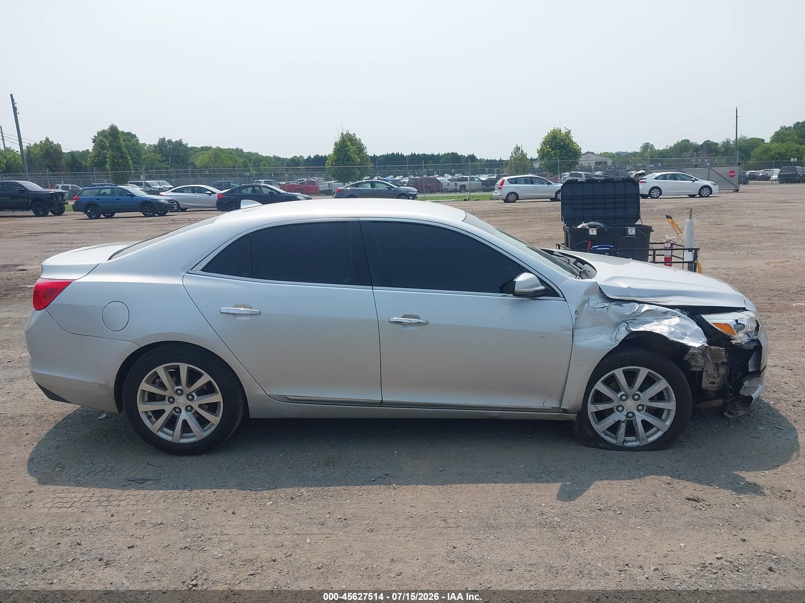 2013 Chevrolet Malibu 1lz Silver vin: 1G11H5SA5DF258123