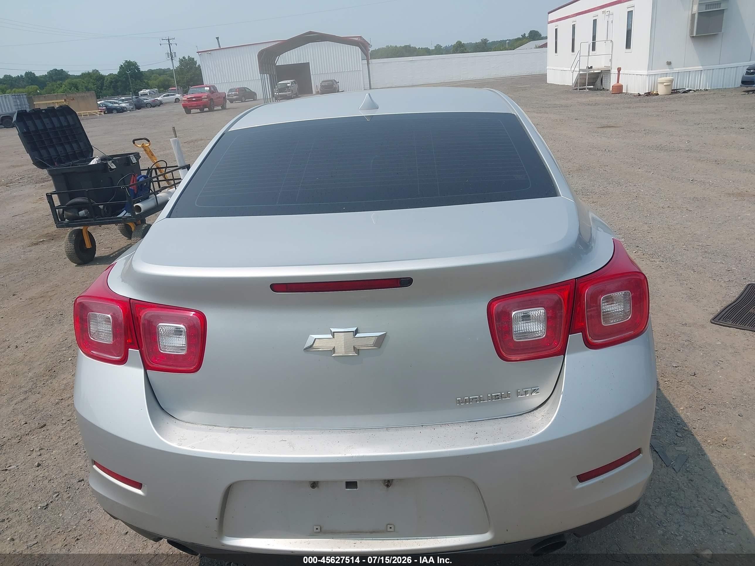 2013 Chevrolet Malibu 1lz Silver vin: 1G11H5SA5DF258123