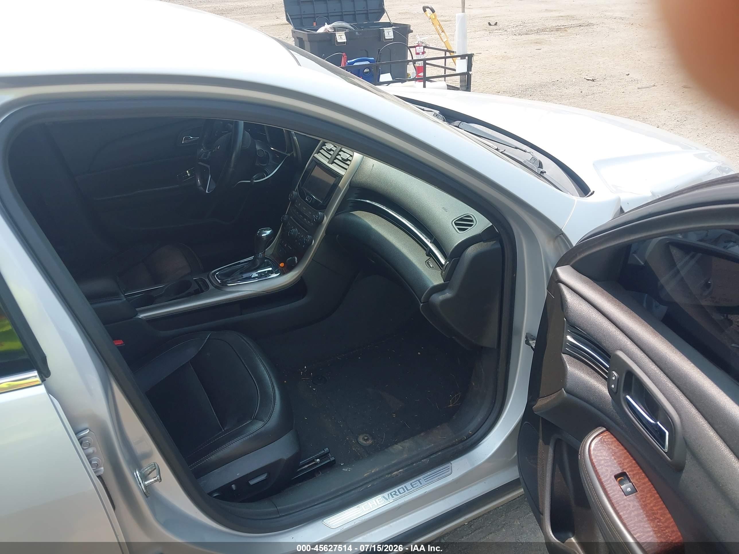 2013 Chevrolet Malibu 1lz Silver vin: 1G11H5SA5DF258123