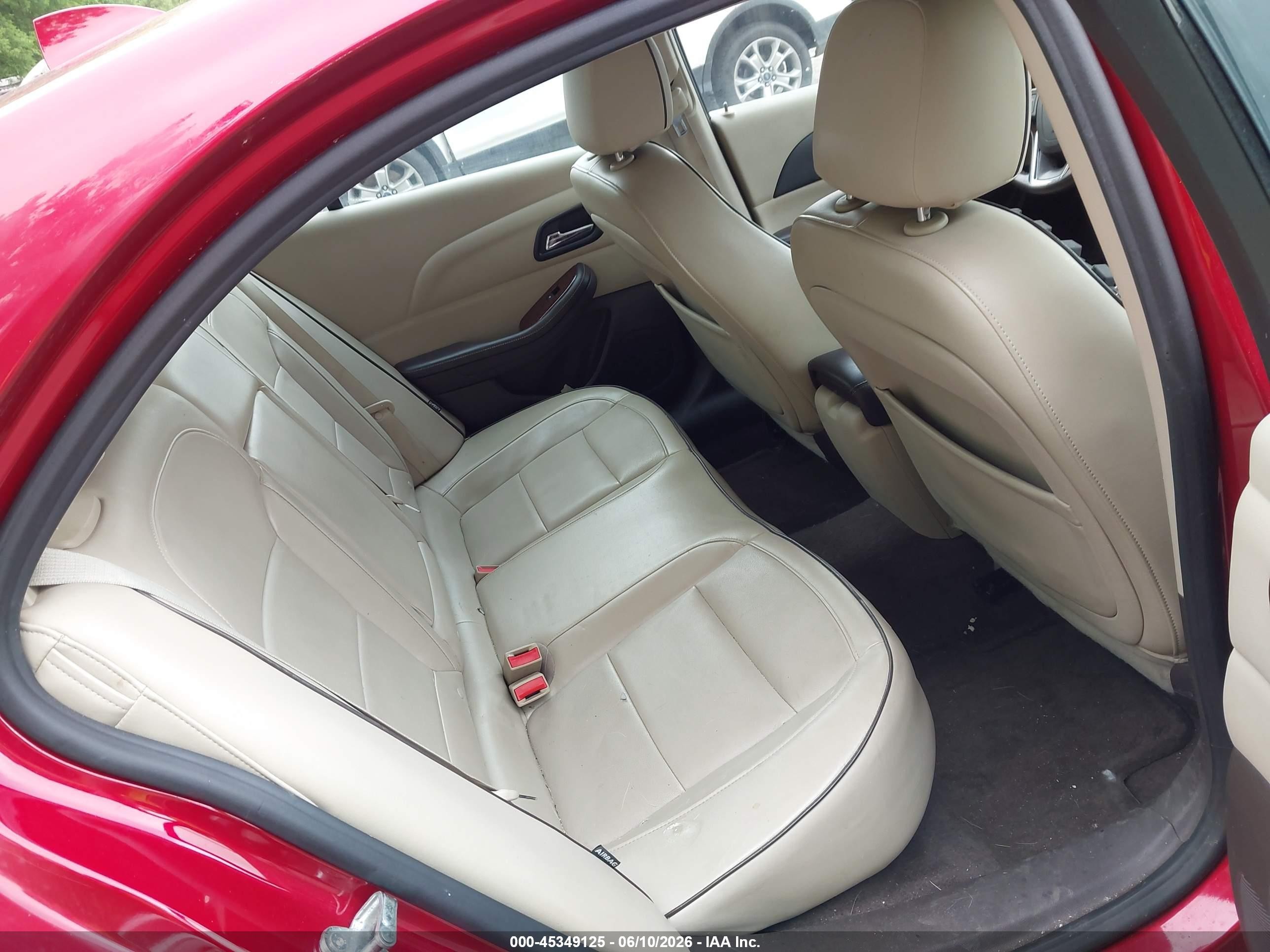 2013 Chevrolet Malibu 1lz Red vin: 1G11H5SA5DF264861