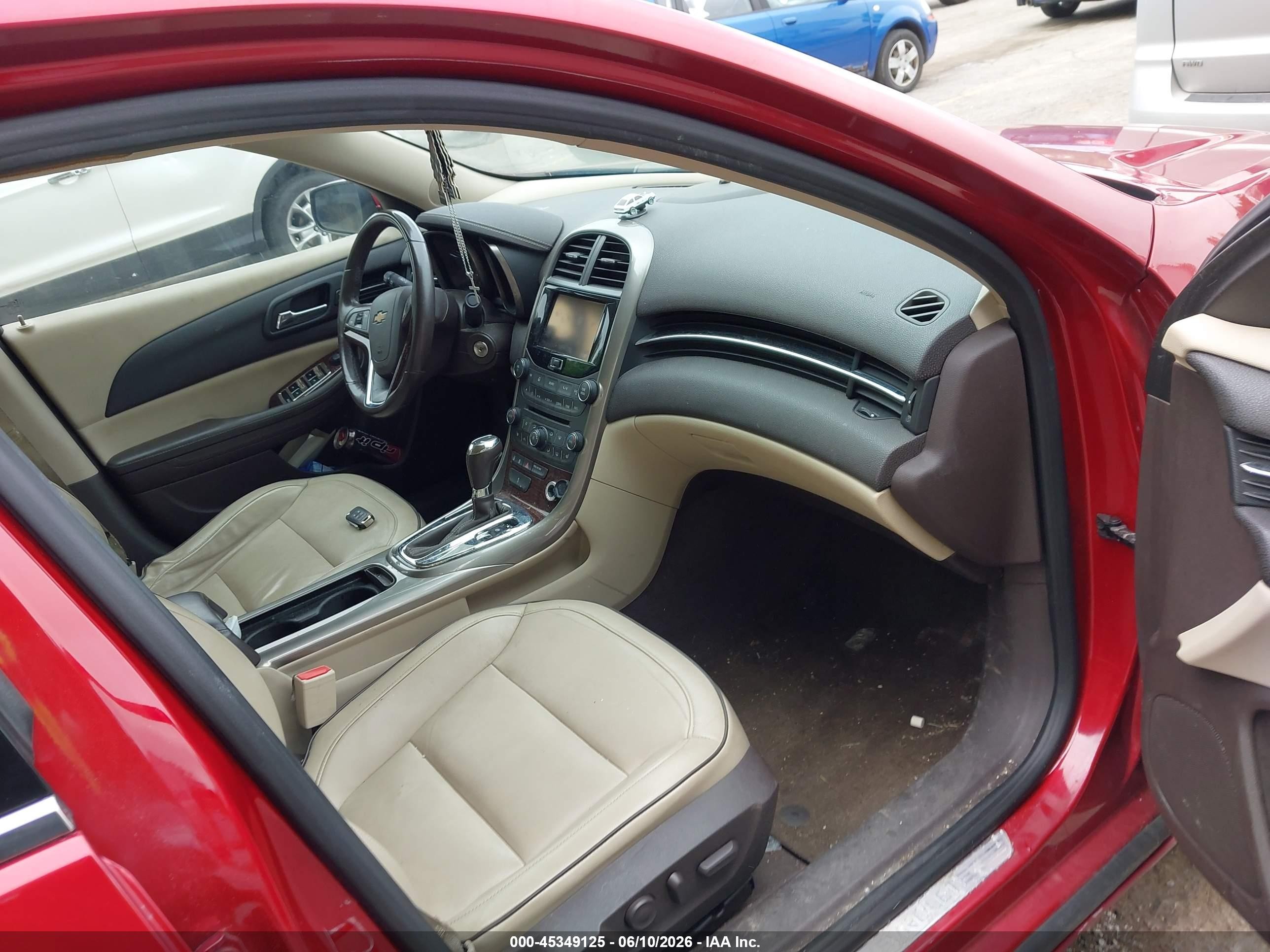 2013 Chevrolet Malibu 1lz Red vin: 1G11H5SA5DF264861