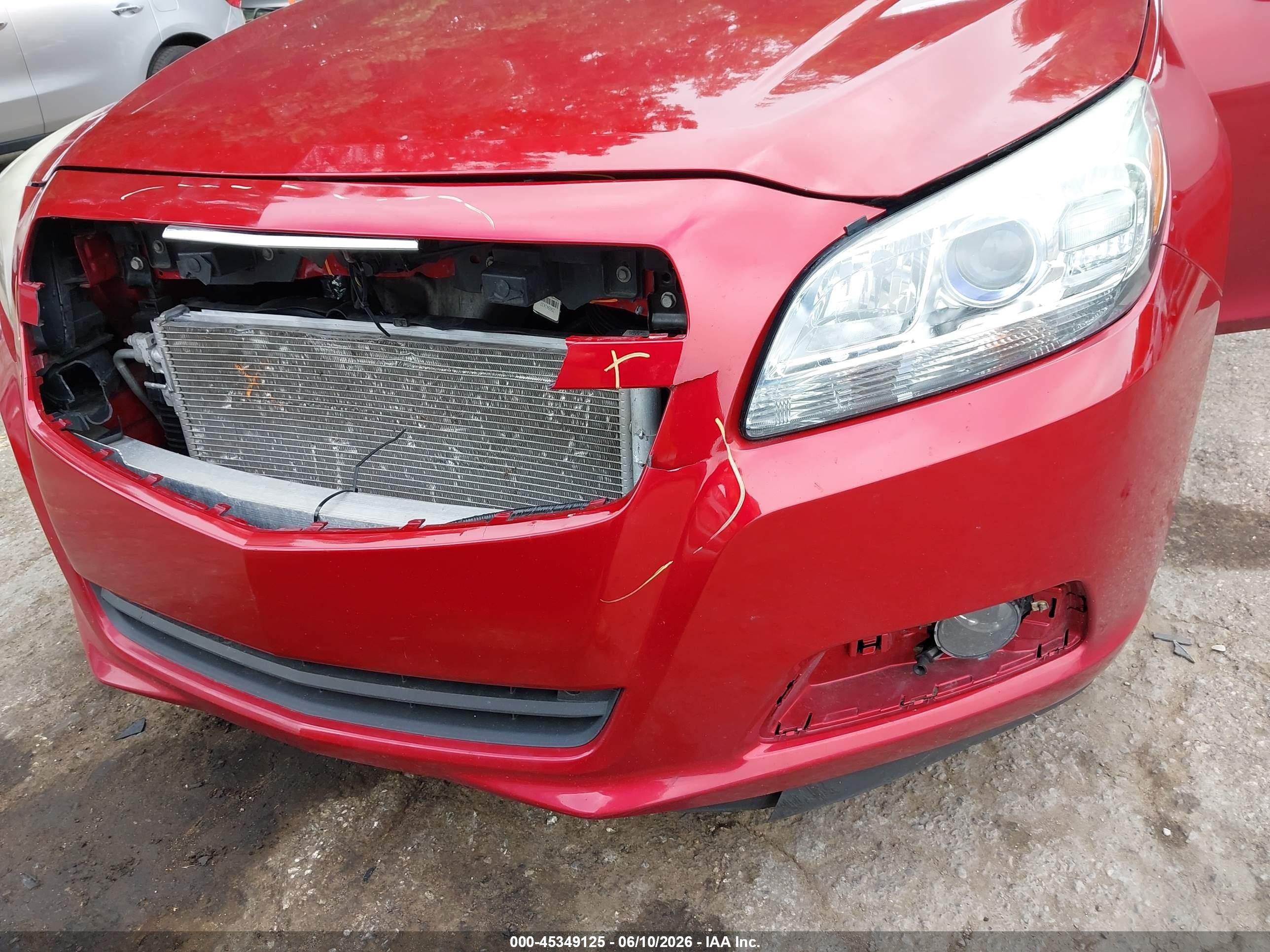 2013 Chevrolet Malibu 1lz Red vin: 1G11H5SA5DF264861