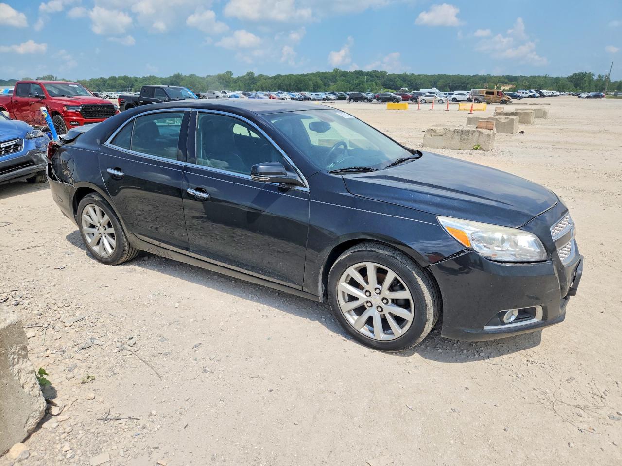 2013 Chevrolet Malibu Ltz Black vin: 1G11H5SA5DU130458