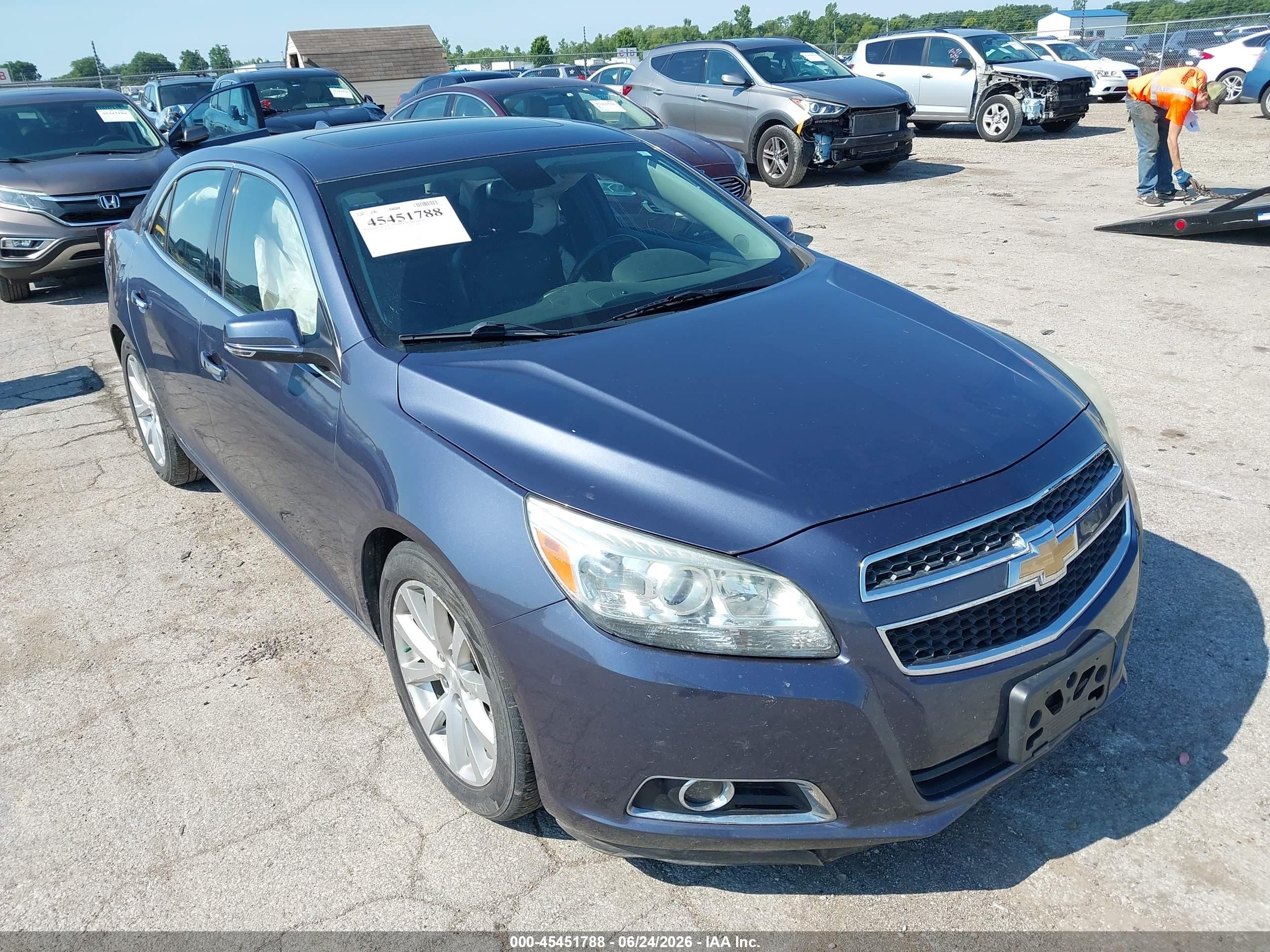 2013 Chevrolet Malibu 1lz Gray vin: 1G11H5SA6DF163179