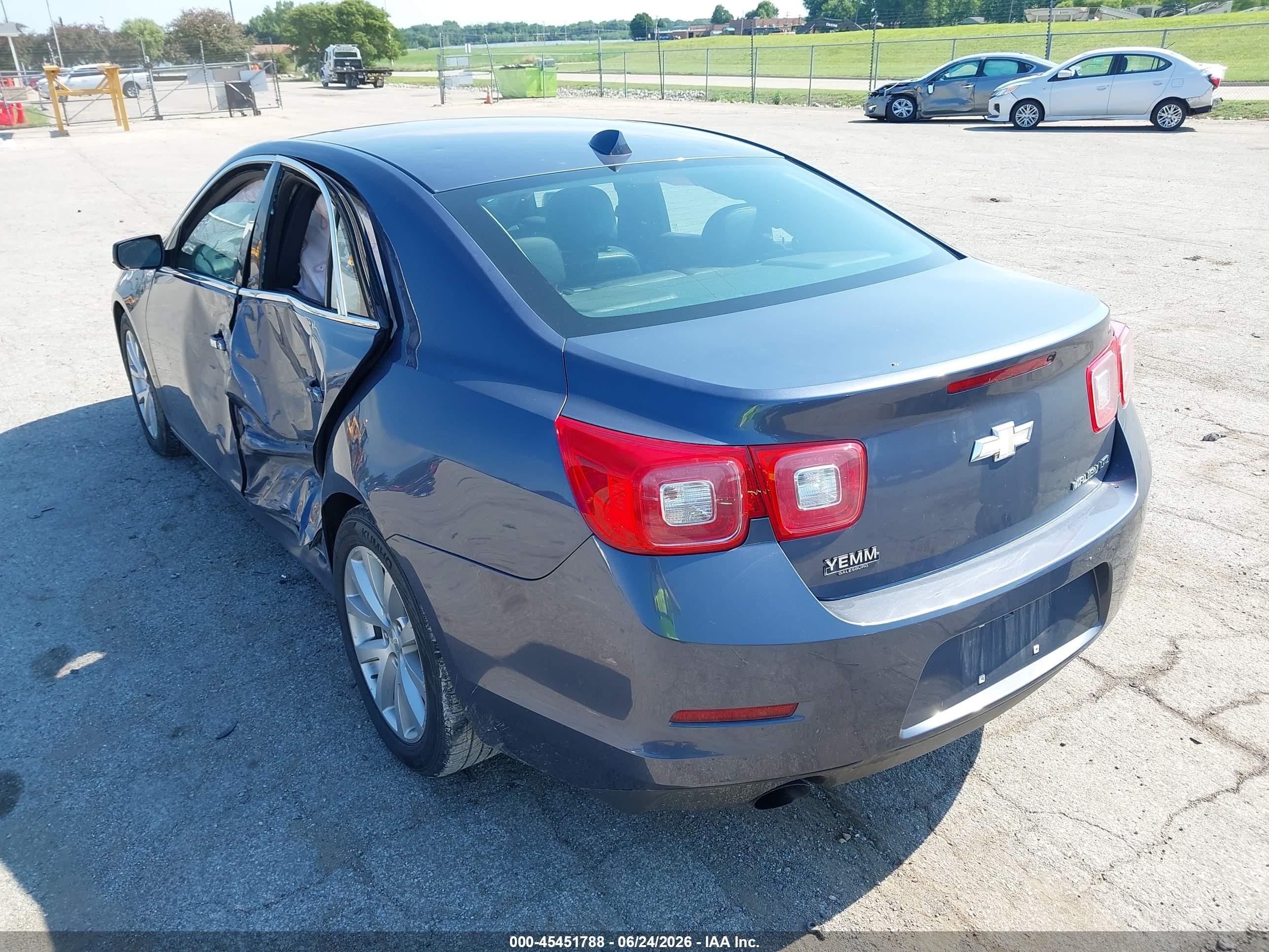 2013 Chevrolet Malibu 1lz Gray vin: 1G11H5SA6DF163179