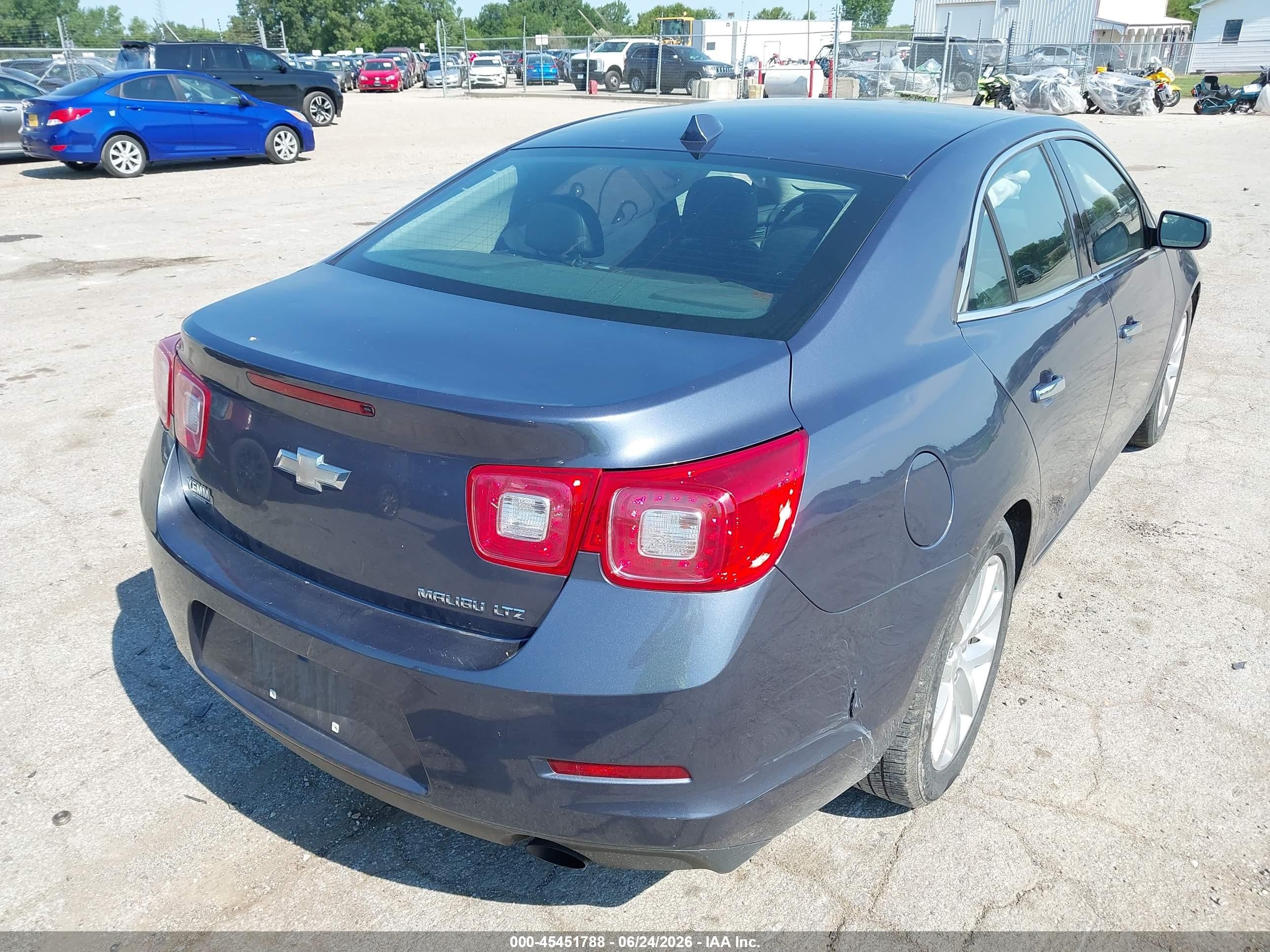 2013 Chevrolet Malibu 1lz Gray vin: 1G11H5SA6DF163179