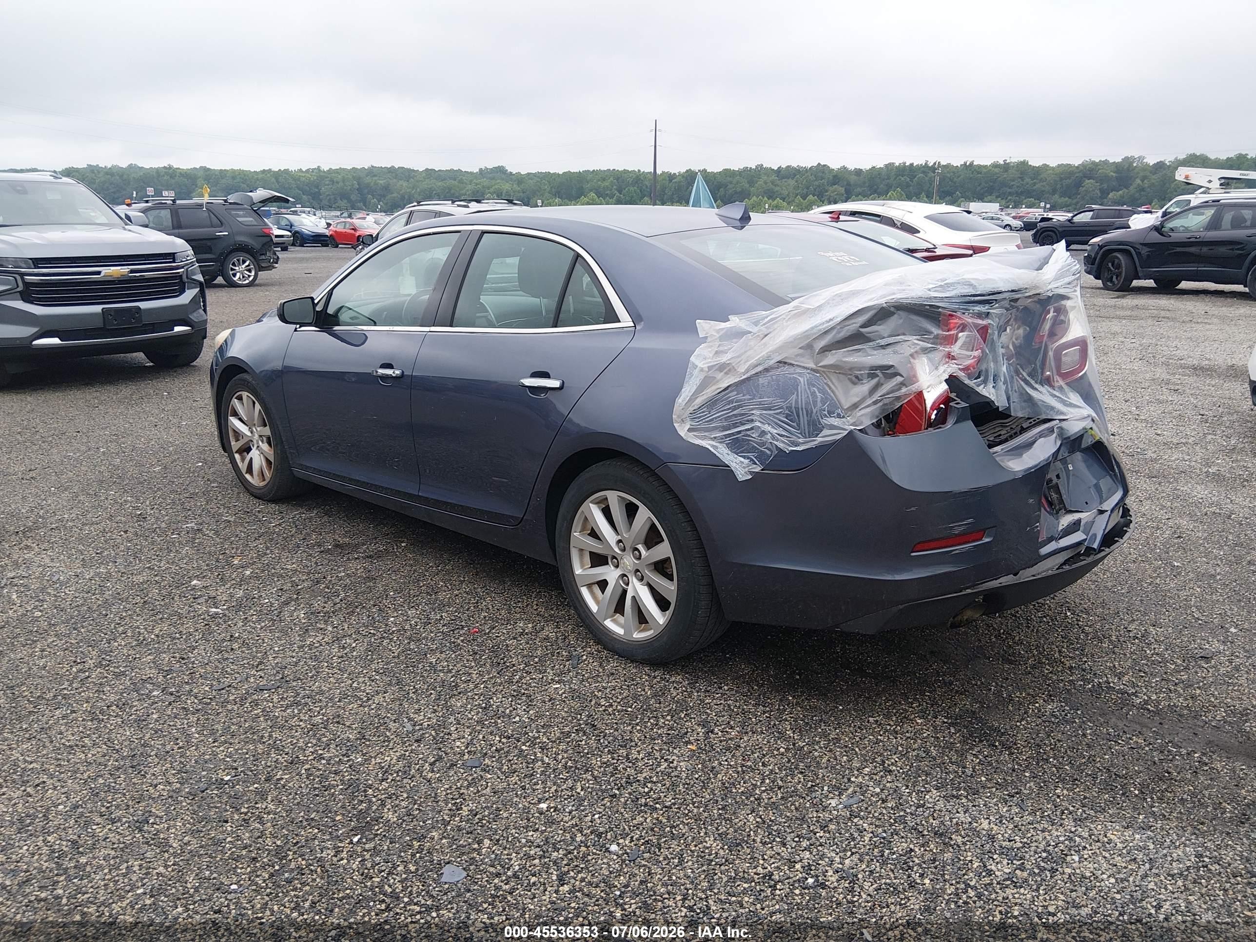 2013 Chevrolet Malibu 1lz Blue vin: 1G11H5SA6DF319446