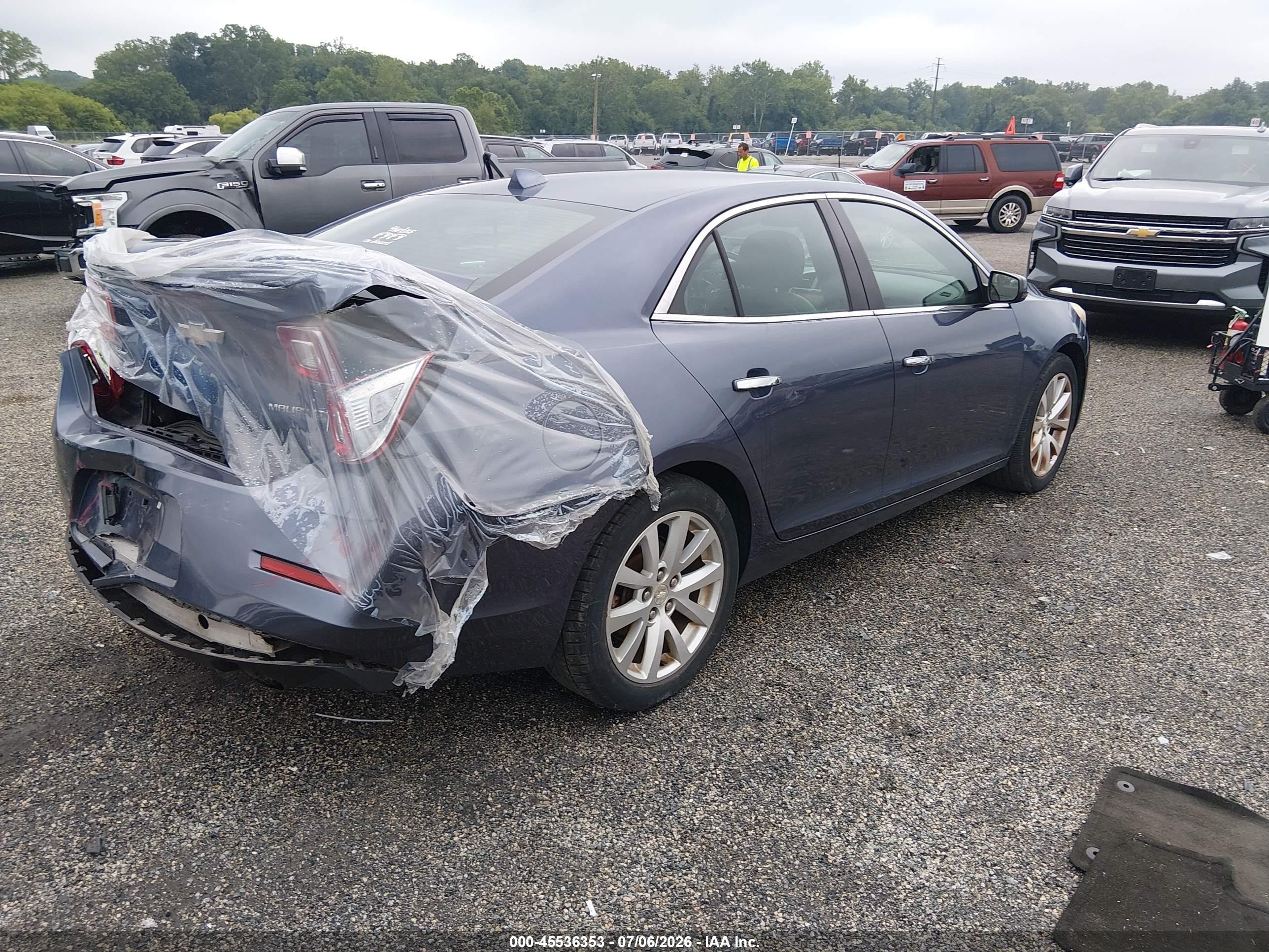 2013 Chevrolet Malibu 1lz Blue vin: 1G11H5SA6DF319446