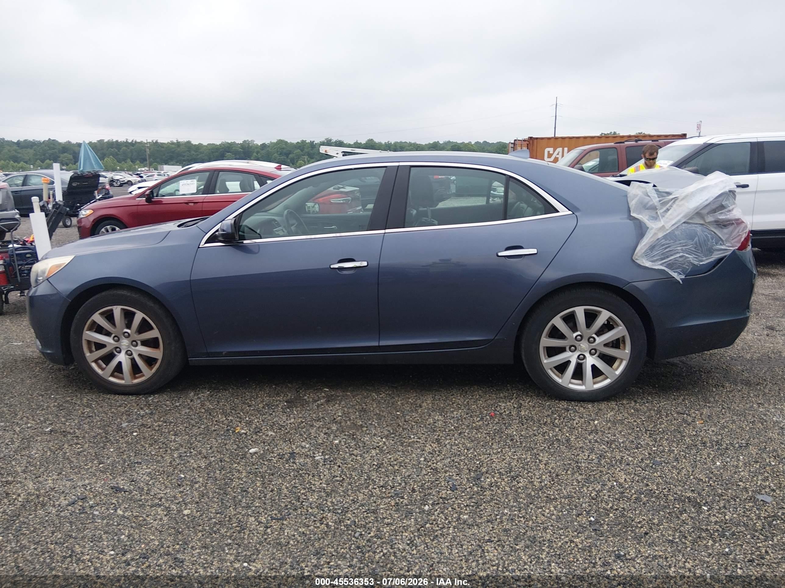 2013 Chevrolet Malibu 1lz Blue vin: 1G11H5SA6DF319446
