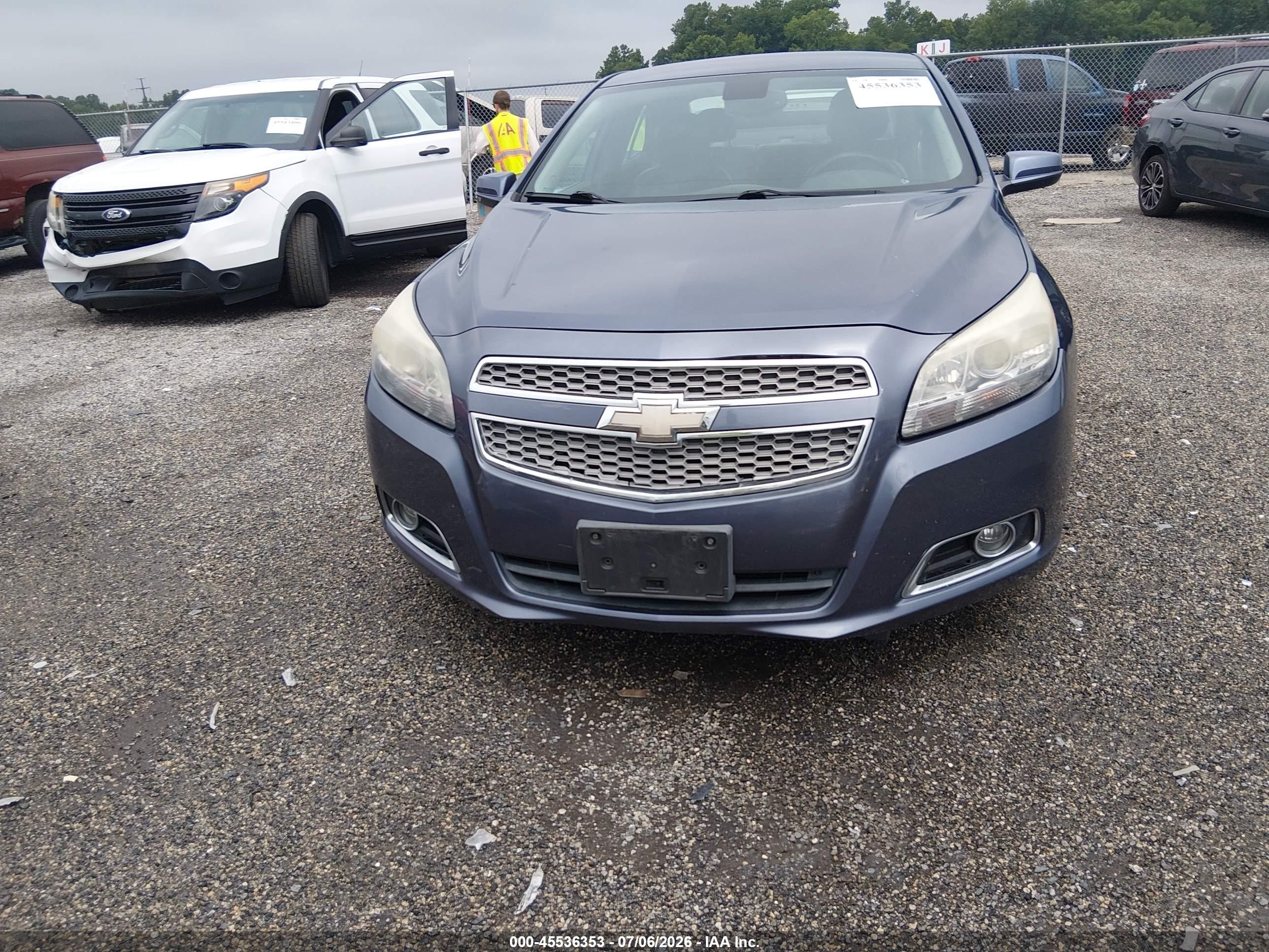 2013 Chevrolet Malibu 1lz Blue vin: 1G11H5SA6DF319446