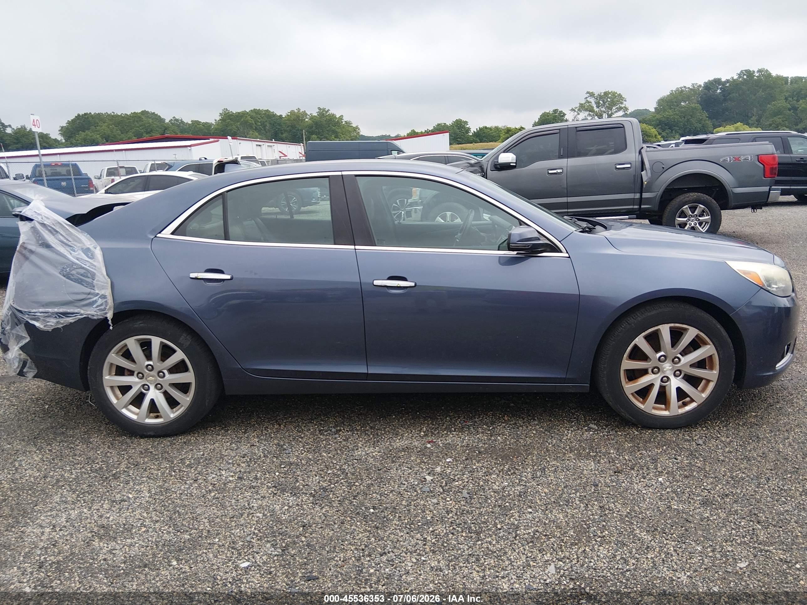 2013 Chevrolet Malibu 1lz Blue vin: 1G11H5SA6DF319446