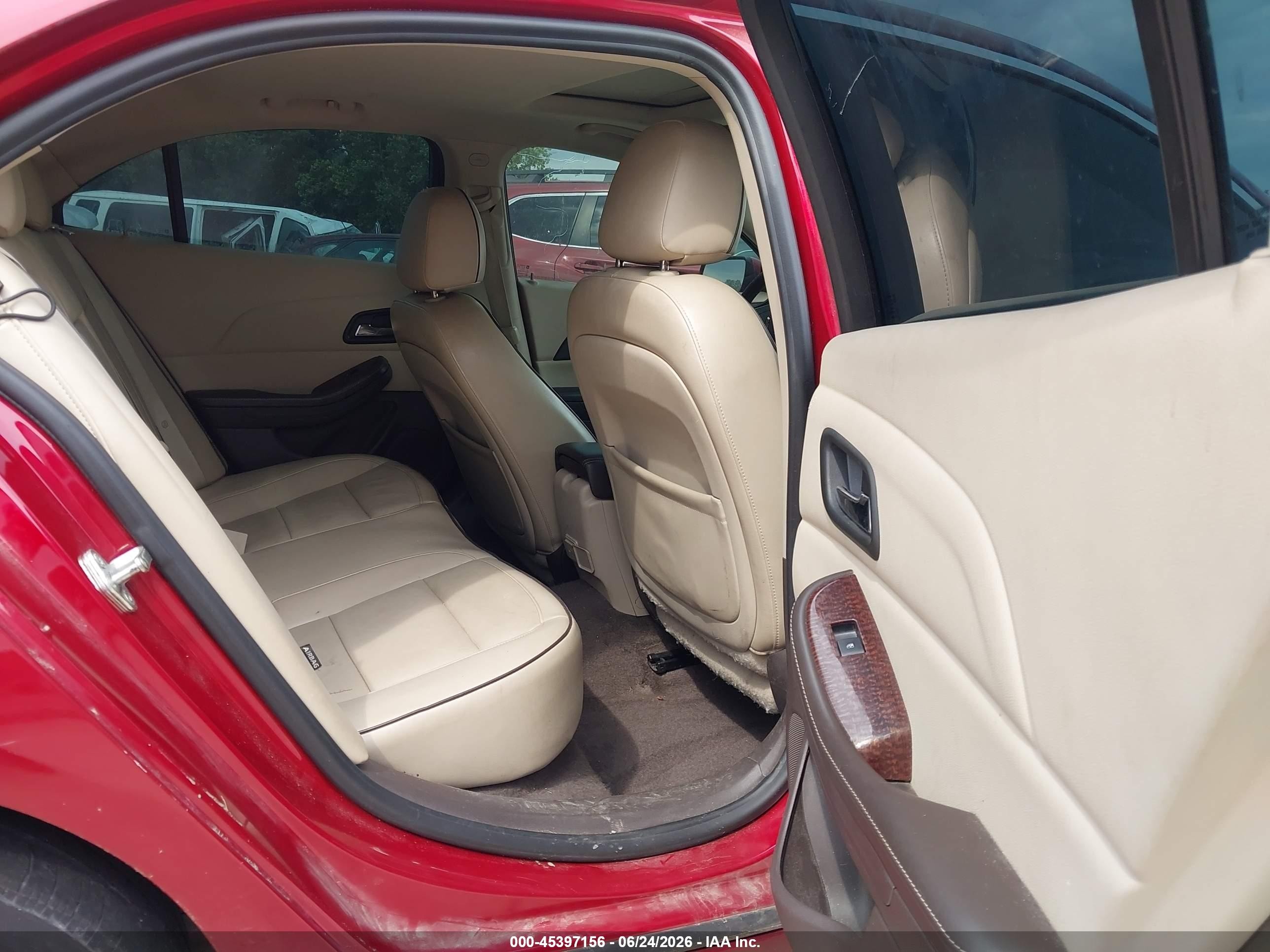 2013 Chevrolet Malibu 1lz Red vin: 1G11H5SA6DF345433