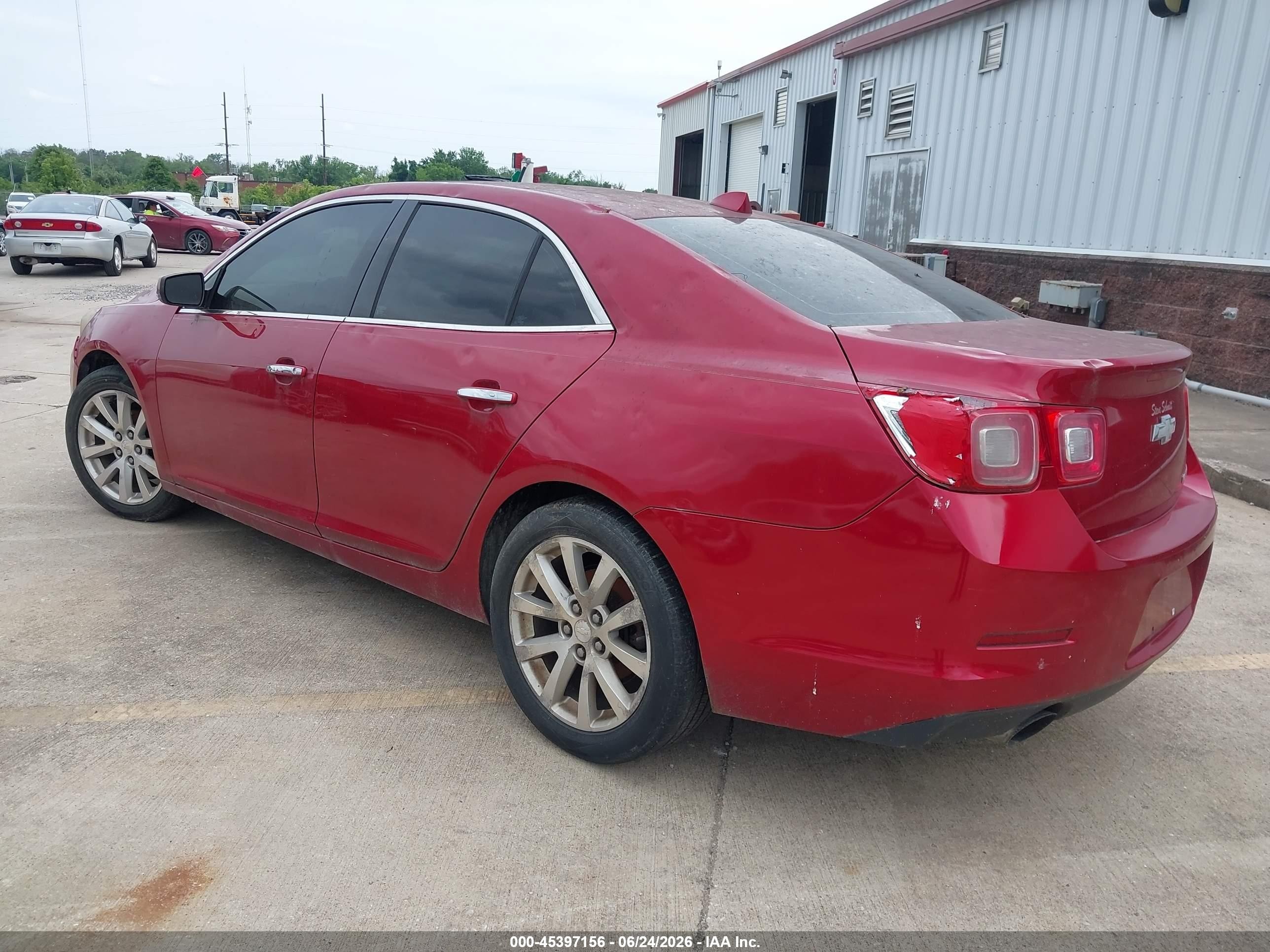 2013 Chevrolet Malibu 1lz Red vin: 1G11H5SA6DF345433