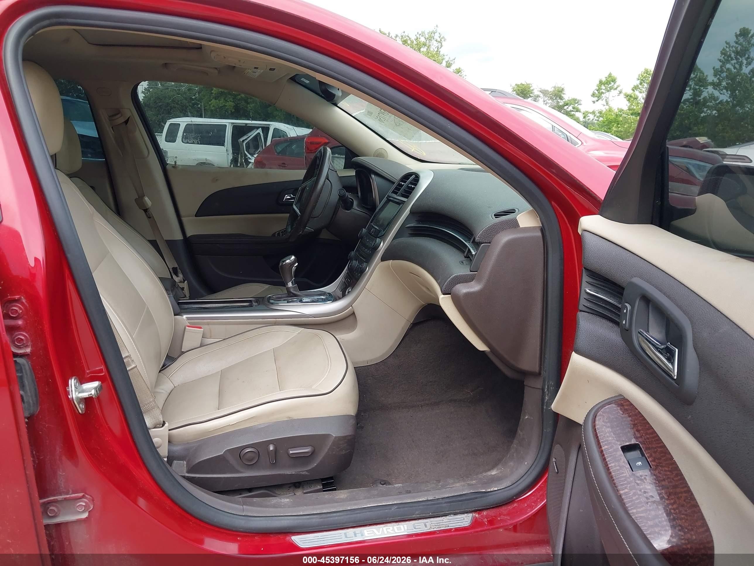 2013 Chevrolet Malibu 1lz Red vin: 1G11H5SA6DF345433