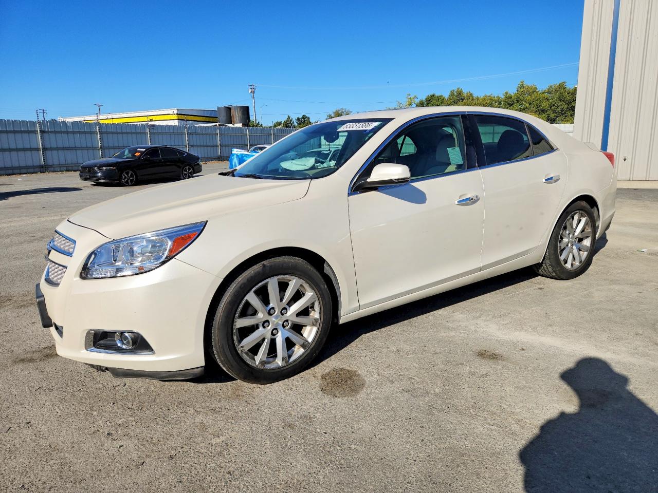 2013 Chevrolet Malibu Ltz White vin: 1G11H5SA6DF353953