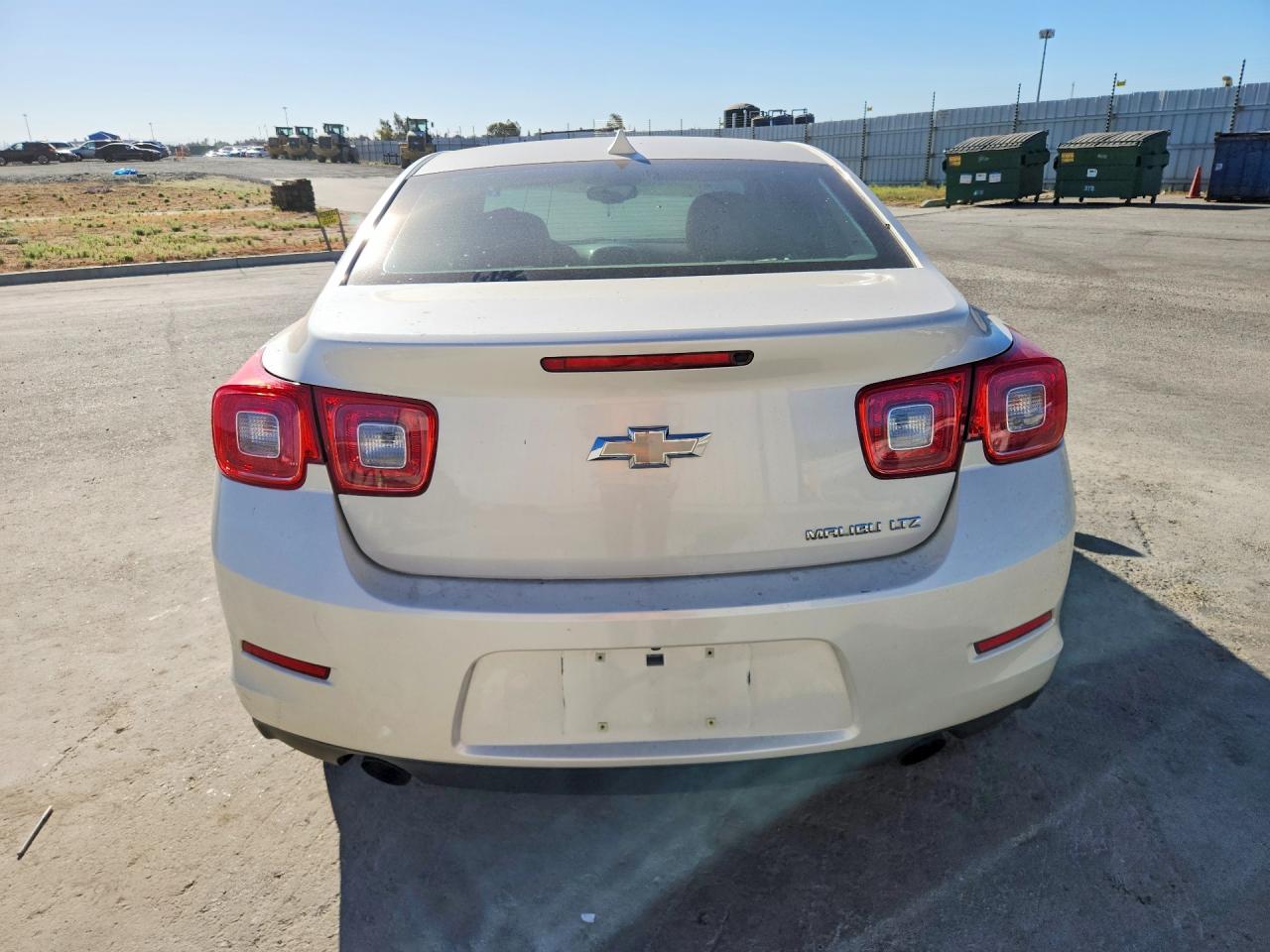 2013 Chevrolet Malibu Ltz White vin: 1G11H5SA6DF353953