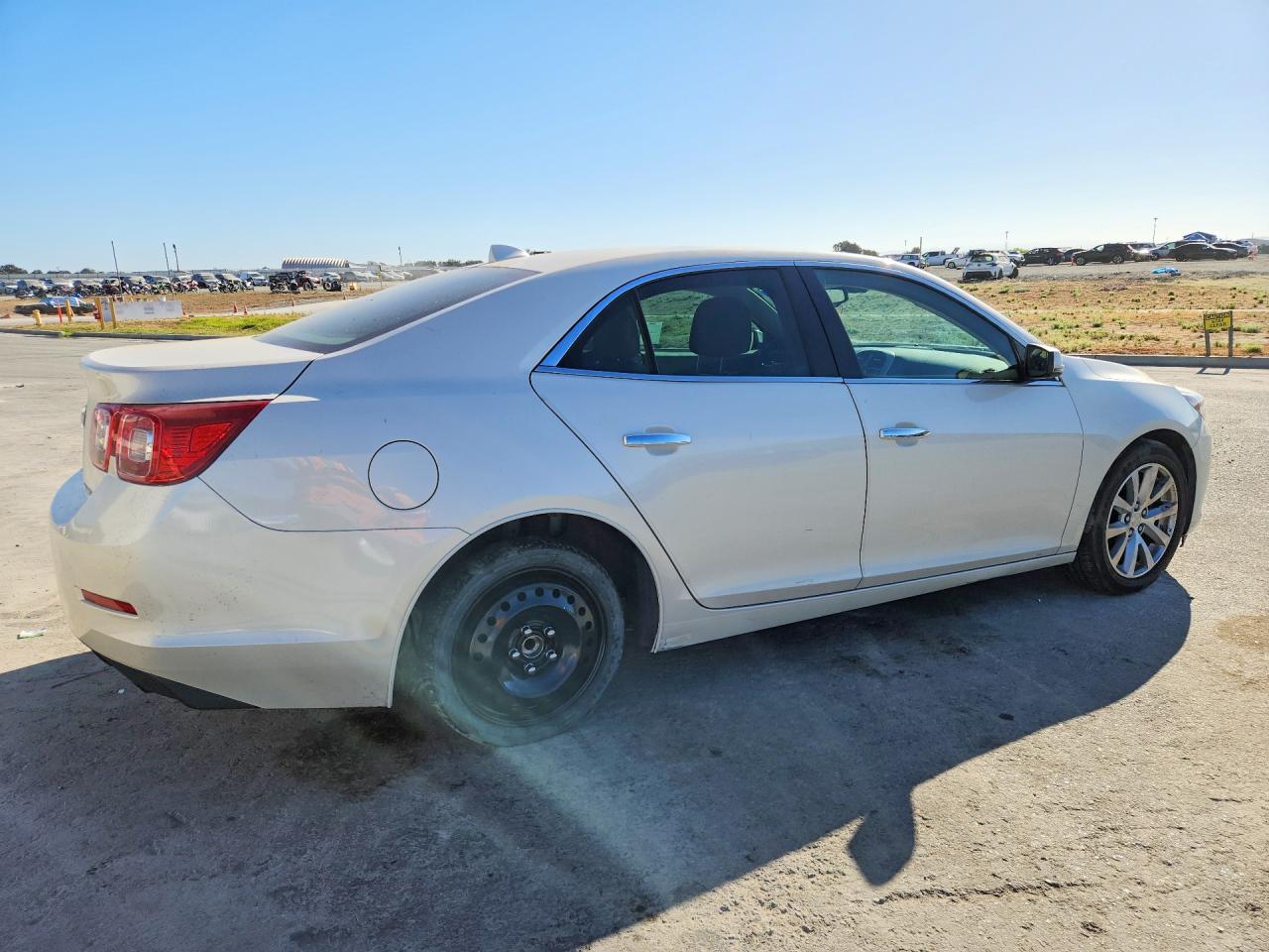 2013 Chevrolet Malibu Ltz White vin: 1G11H5SA6DF353953