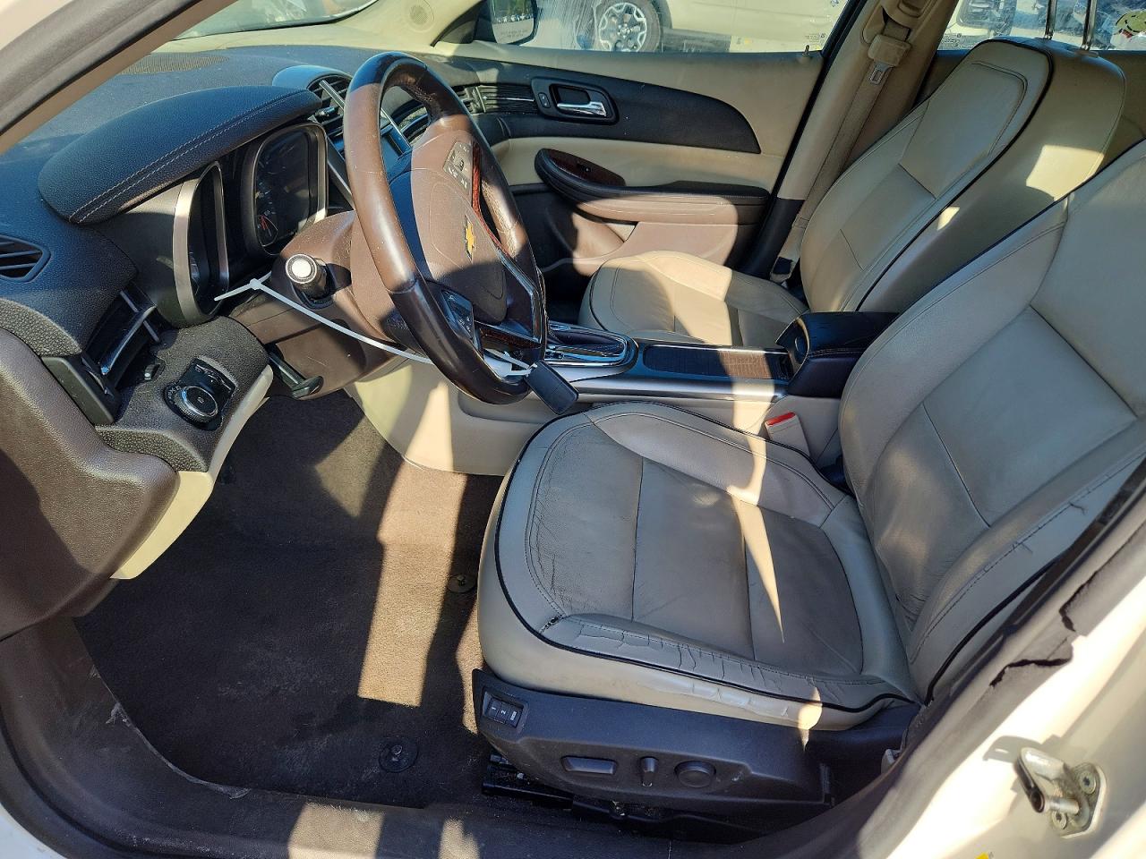 2013 Chevrolet Malibu Ltz White vin: 1G11H5SA7DF243090