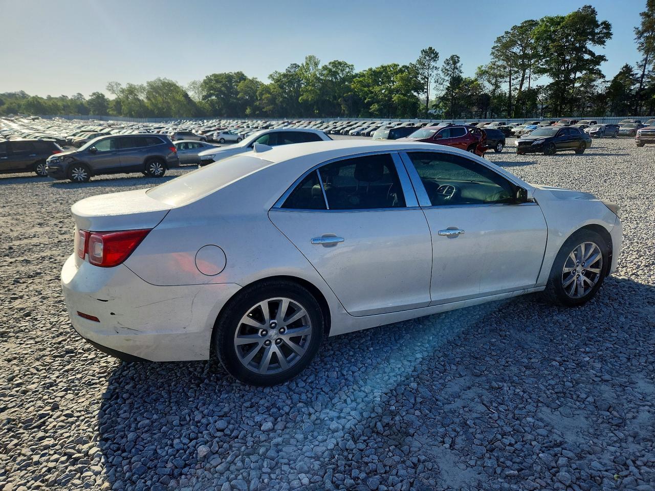 2013 Chevrolet Malibu Ltz White vin: 1G11H5SA7DF243090