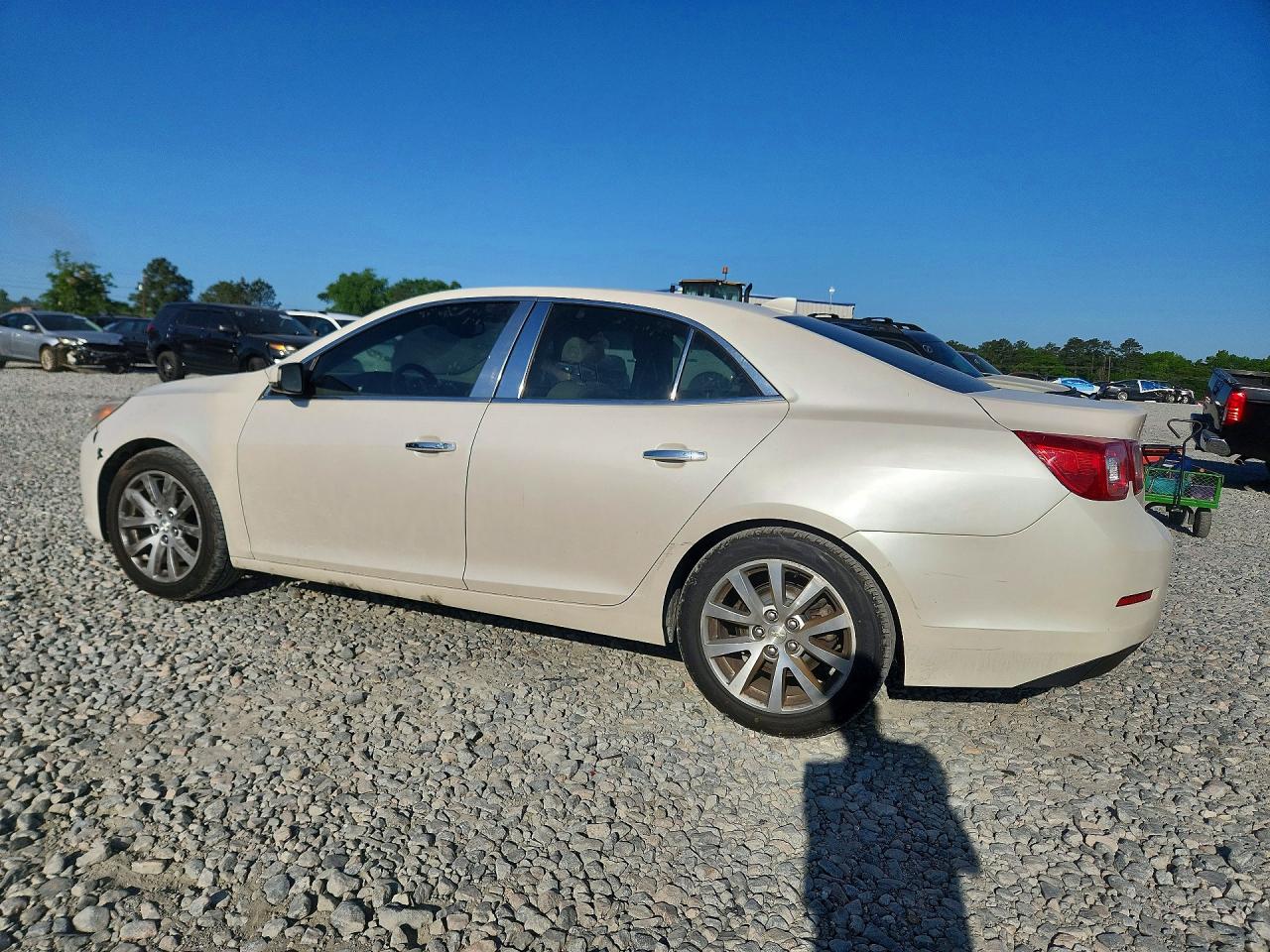 2013 Chevrolet Malibu Ltz White vin: 1G11H5SA7DF243090