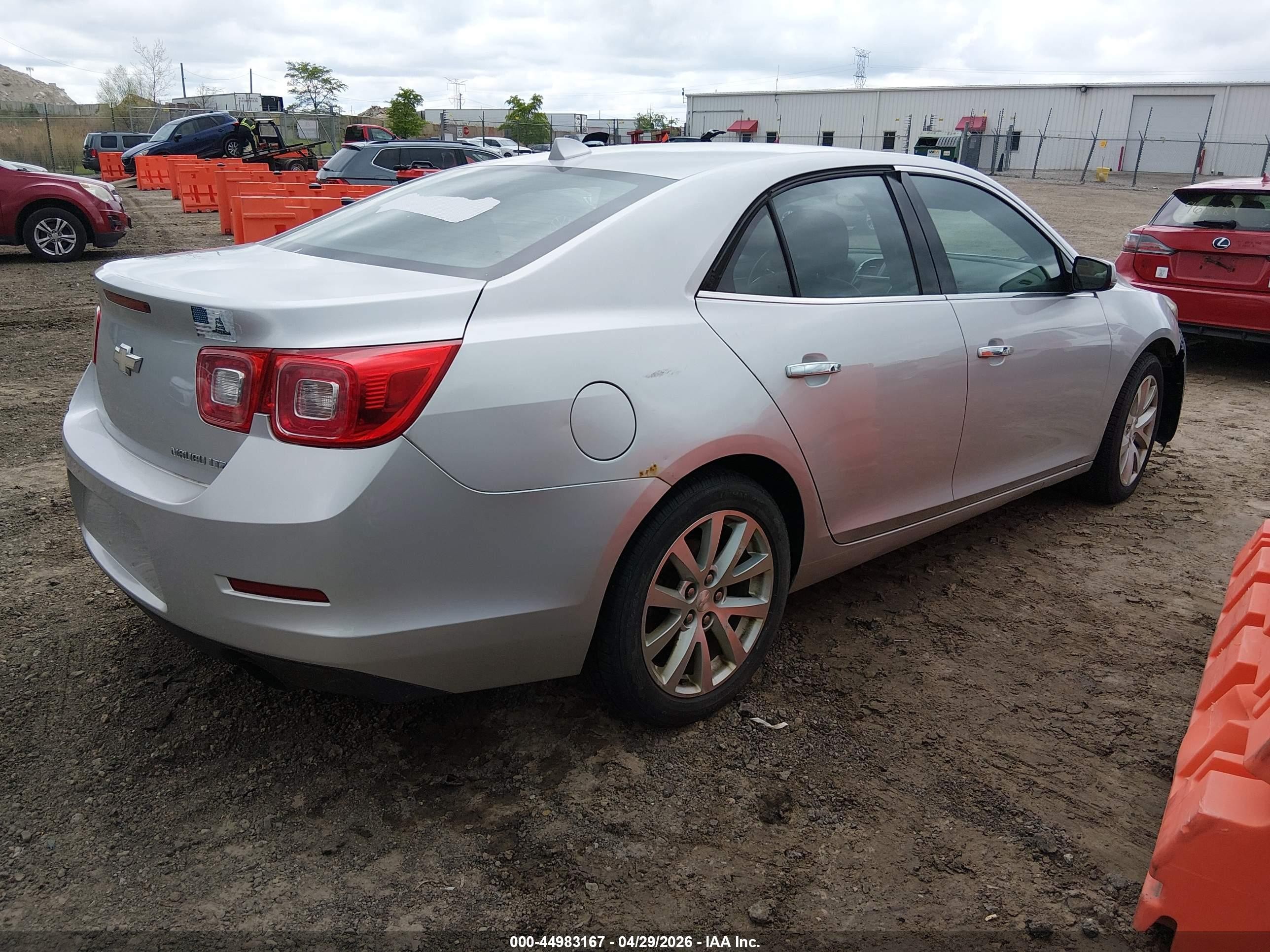 2013 Chevrolet Malibu 1lz Silver vin: 1G11H5SA7DF272928