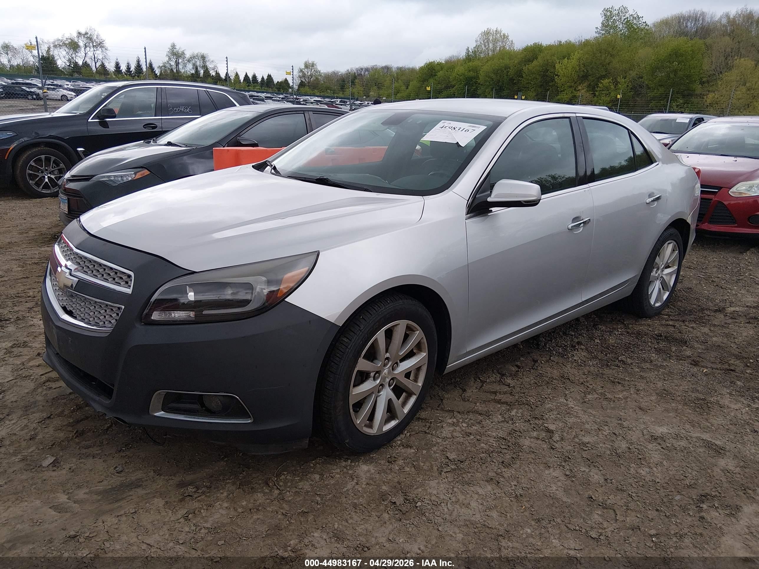 2013 Chevrolet Malibu 1lz Silver vin: 1G11H5SA7DF272928