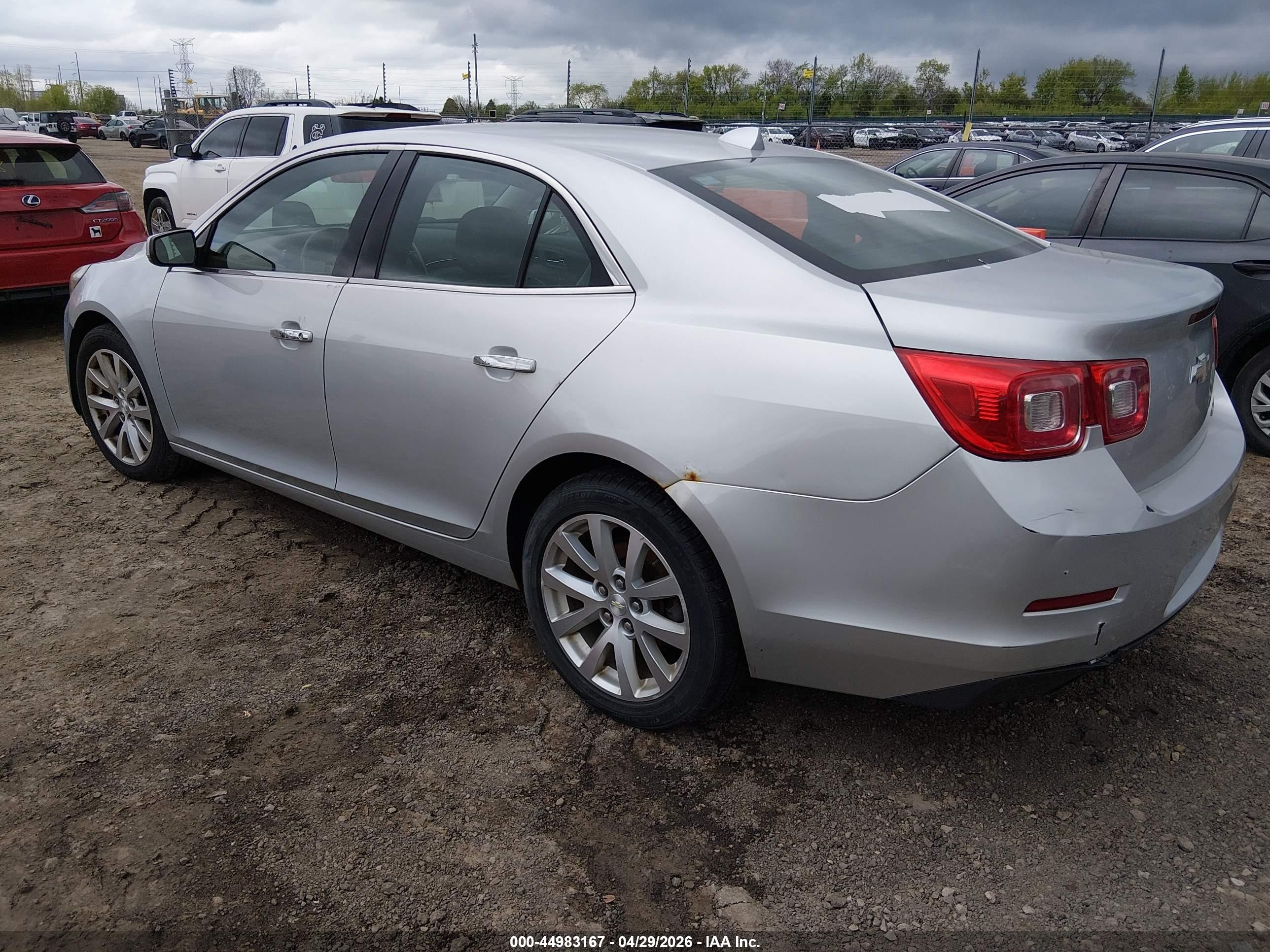 2013 Chevrolet Malibu 1lz Silver vin: 1G11H5SA7DF272928