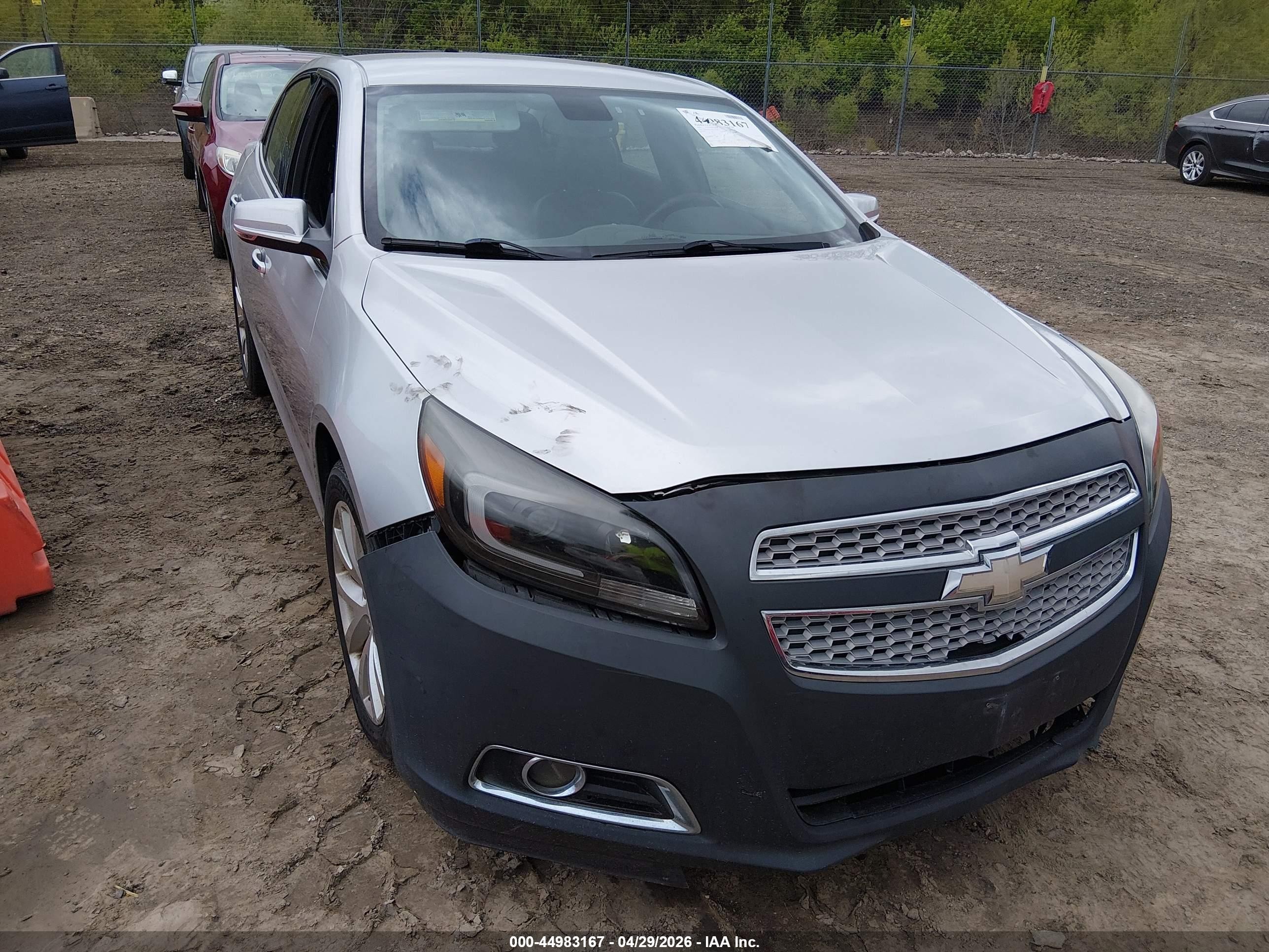 2013 Chevrolet Malibu 1lz Silver vin: 1G11H5SA7DF272928
